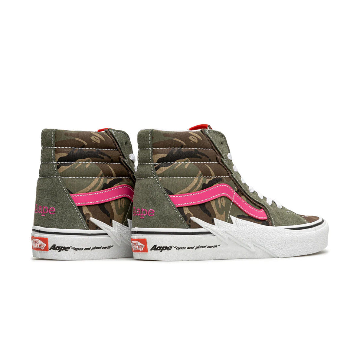 Vans '+ AAPE SK8 - HI BOLT CAMO