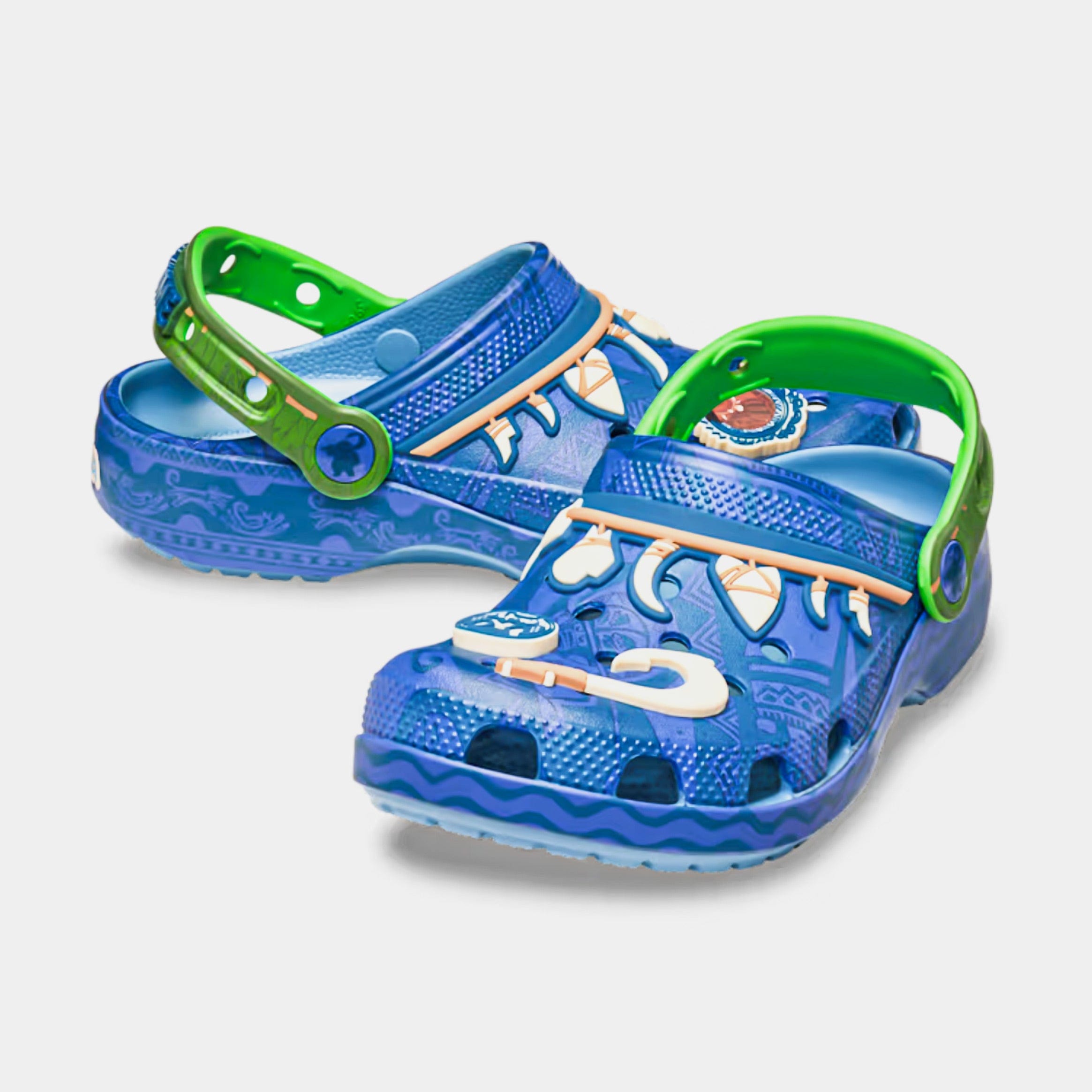 CROCS Disney Maui Classic Clog Preschool/Grade School Sandals (Blue/Green)