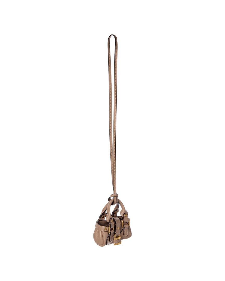 Chloé Paddigton Mini Leather Bag Charm
