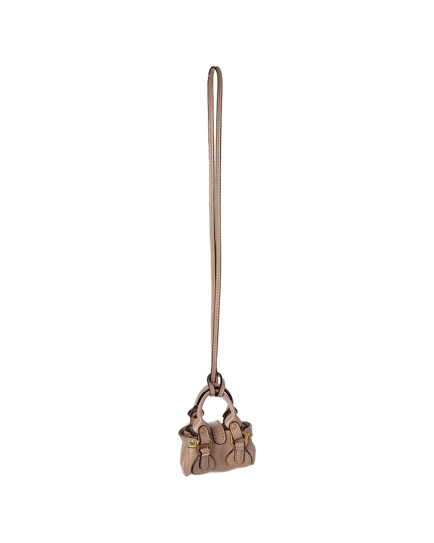 Chloé Paddigton Mini Leather Bag Charm