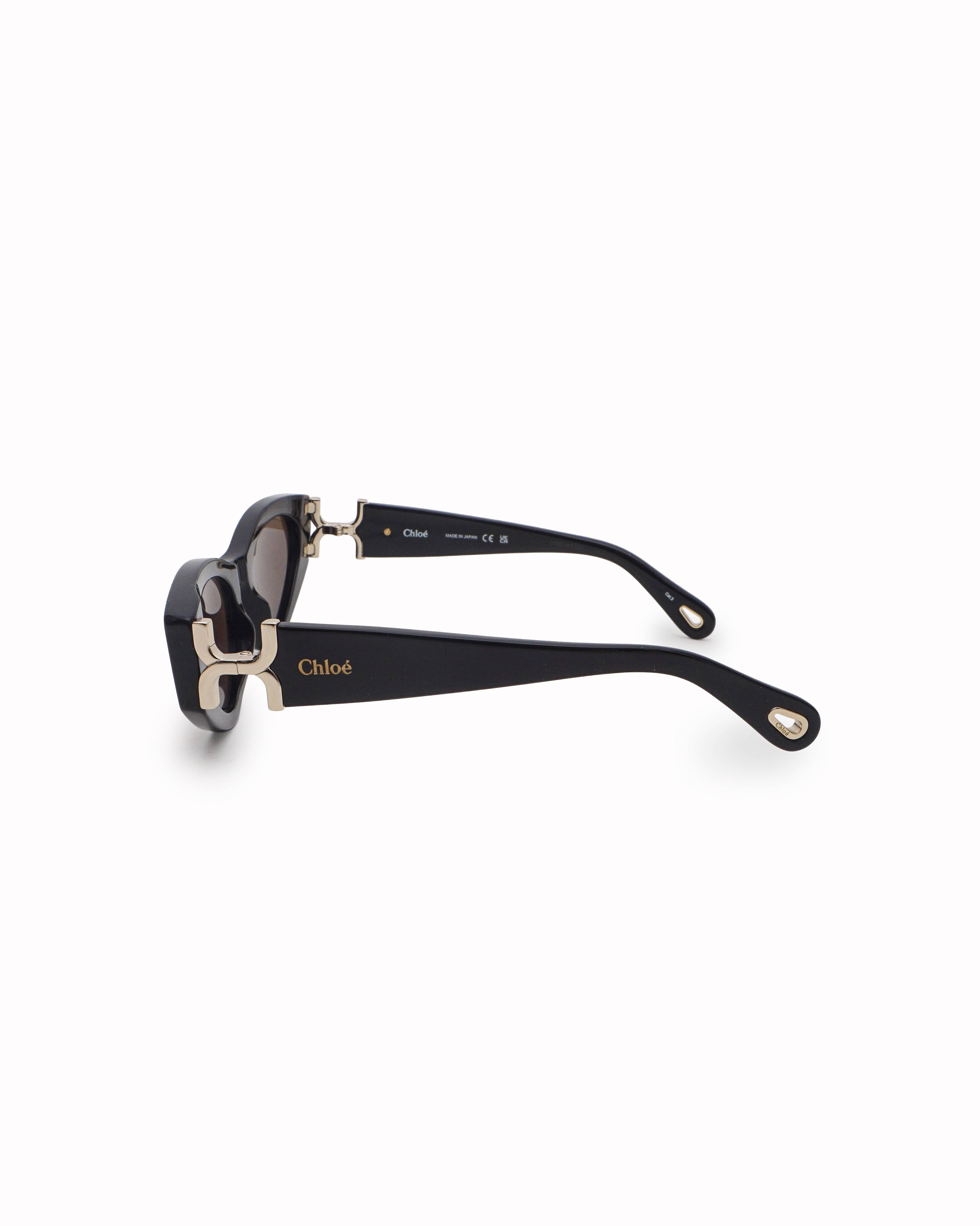 Chloé Marcie Black Acetate Cat - Eye Sunglasses