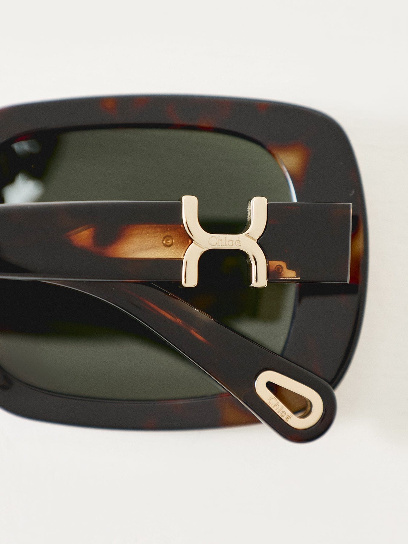 Chloé CH0333S Rectangle Sunglasses Brown