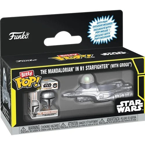 Funko Pop! Ride Bitty The Mandalorian in N - 1 Starfighter