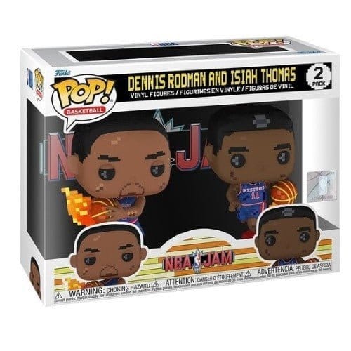 Funko Pop! Basketball NBA JAM Dennis Rodman & Isiah Thomas 2 - Pack Vinyl Figure