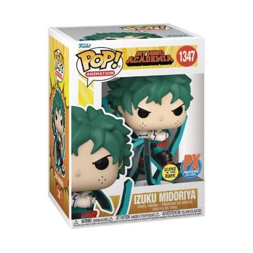 Funko Pop! 1347 Animation - My Hero Academia - Izuku Midoriya Glow - In - The - Dark Vinyl Figure - PX