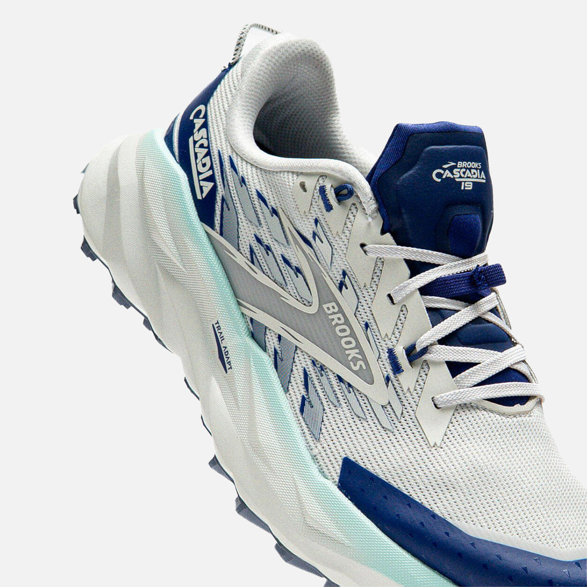 Brooks CASCADIA 19 - BLUE / GREY / BELLWETHER