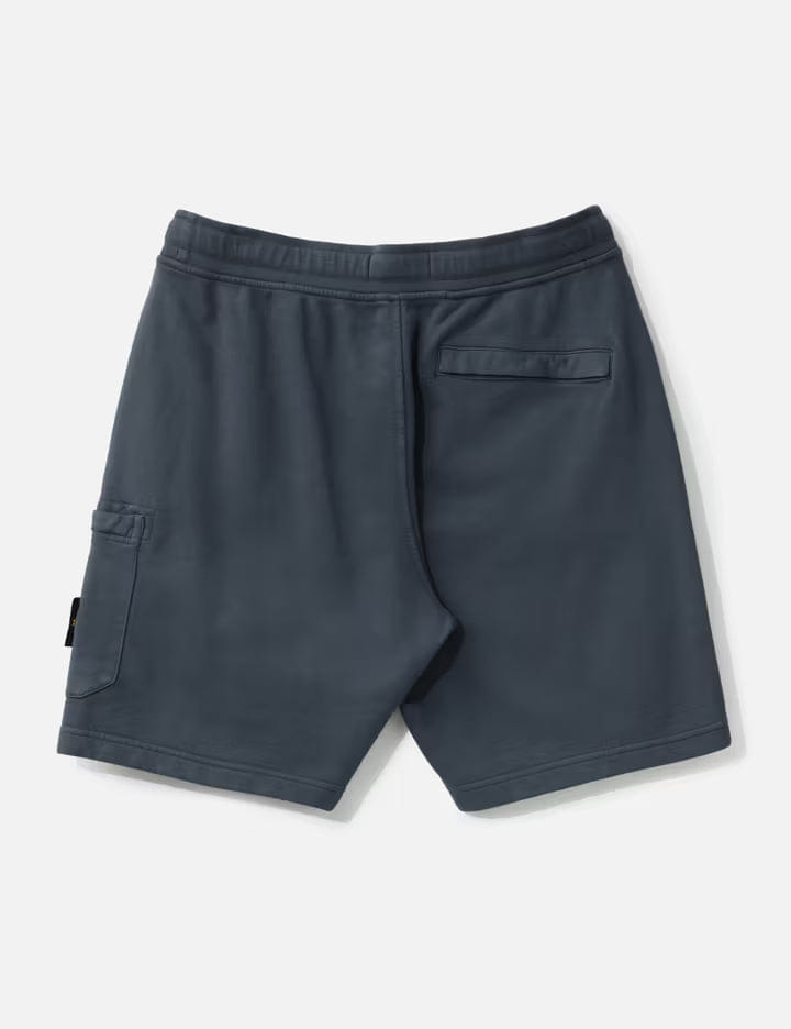 Stone Island Organic Cotton Fleece Jogger Shorts