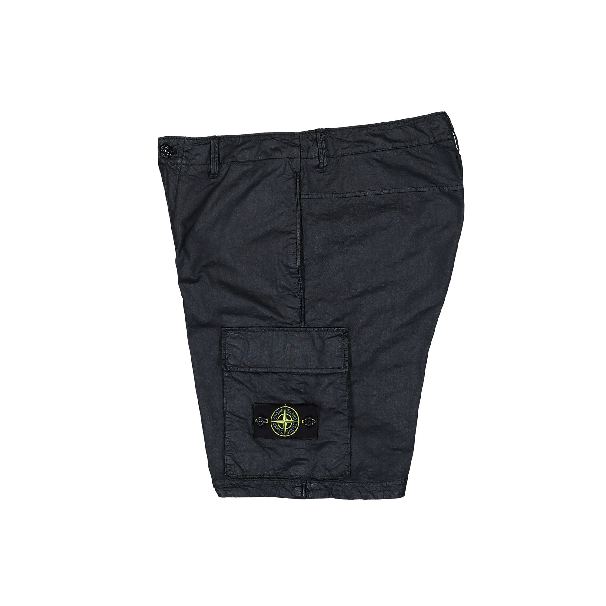 Stone Island Organic Look Nylon Panama TC Cargo Bermuda