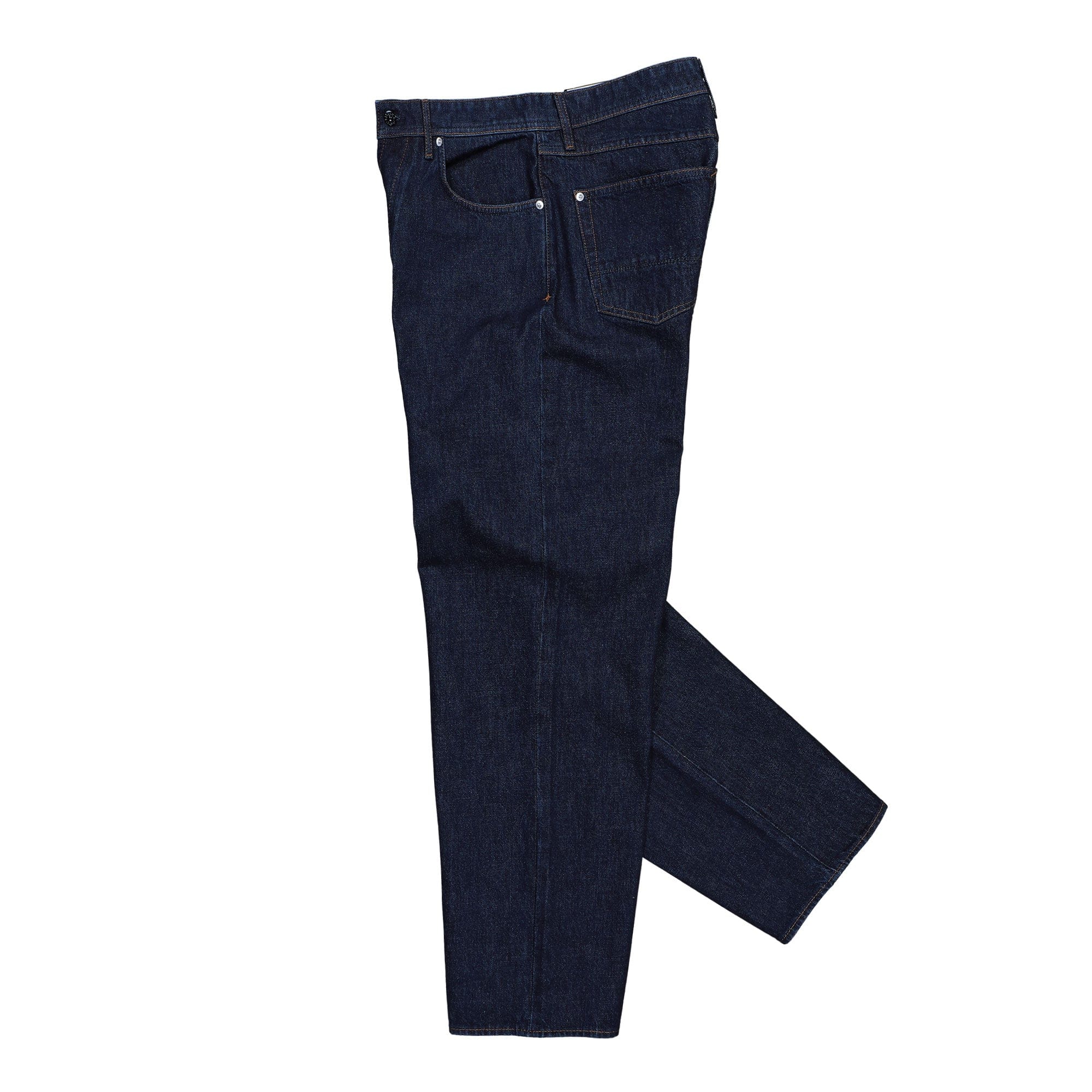 Stone Island Indigo Denim Rinsed Loose Trousers
