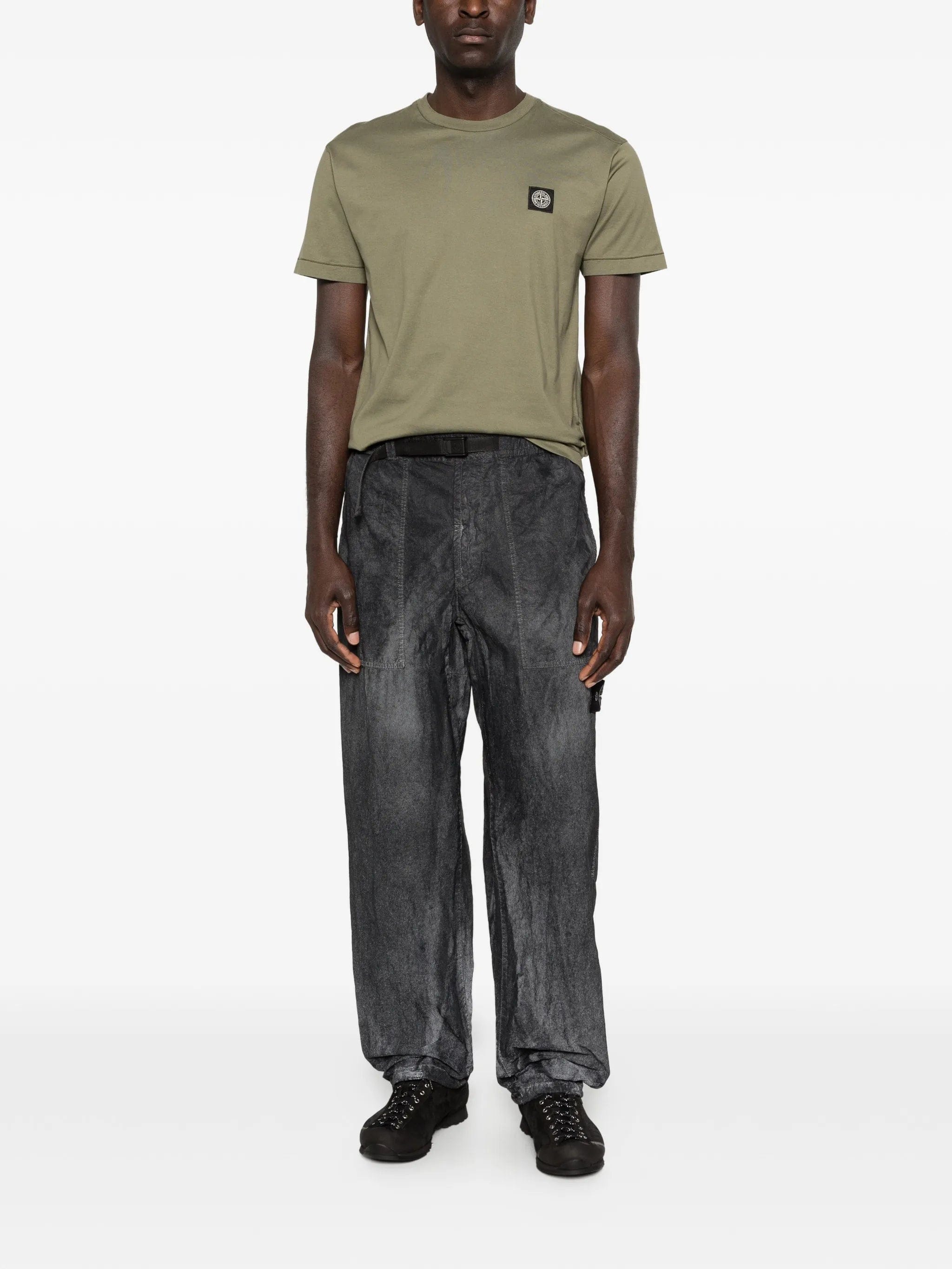 Stone Island Compass logo - patch T - shirt