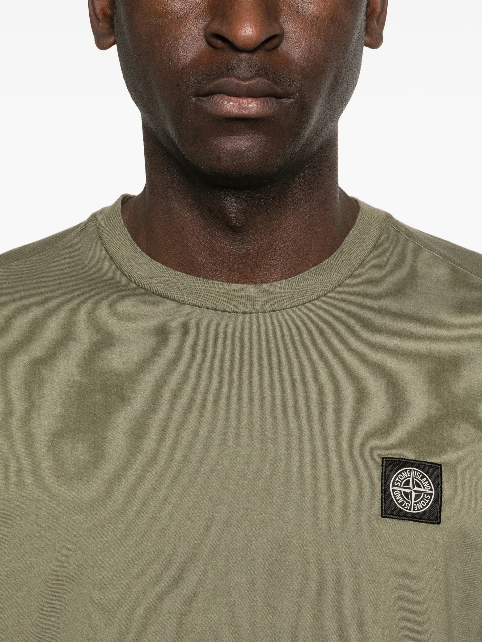 Stone Island Compass logo - patch T - shirt