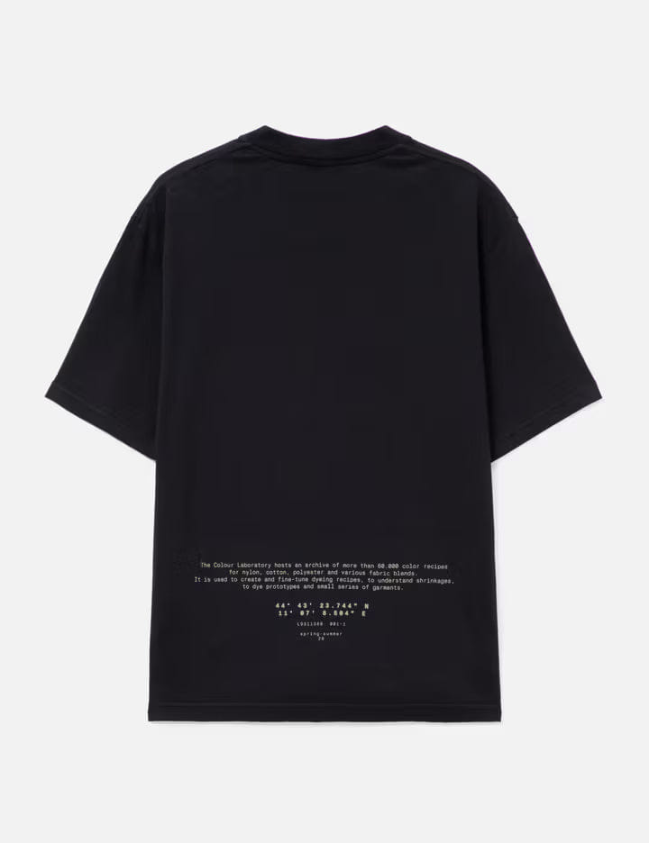 Stone Island Organic Cotton Jersey Regular Fit T - Shirt With Light Compass Print
