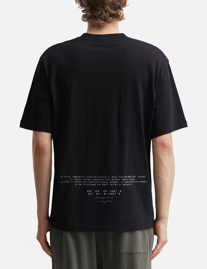 Stone Island Organic Cotton Jersey Regular Fit T - Shirt With Light Compass Print