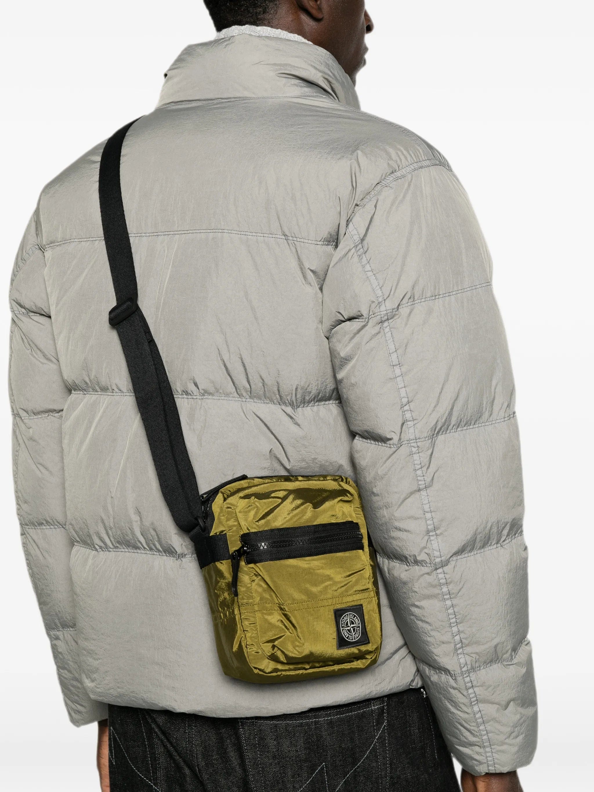 Stone Island logo - patch messenger bag