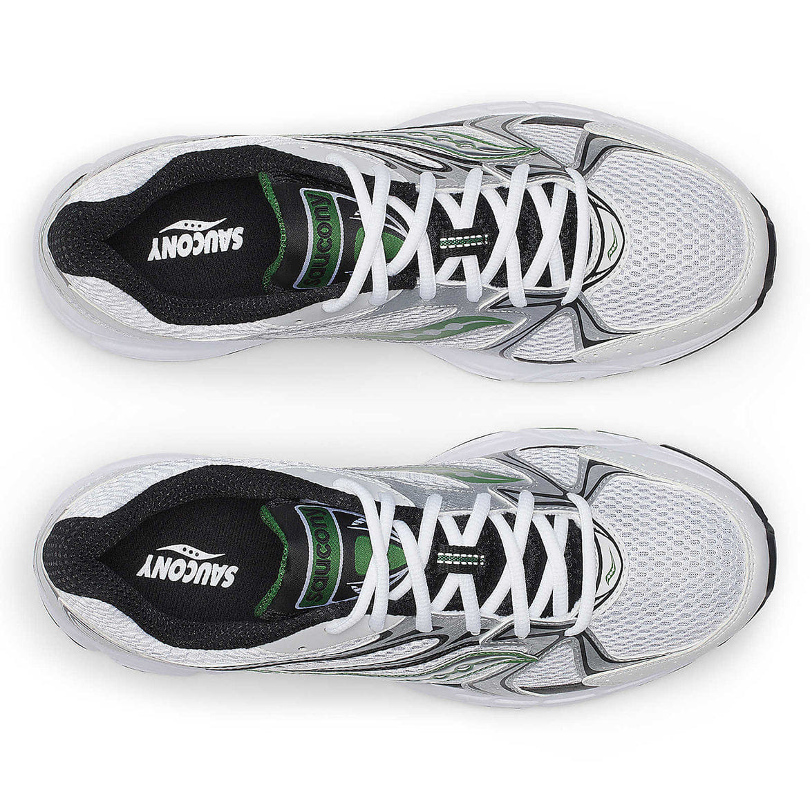 Saucony RIDE MILLENNIUM - WHITE / GREEN