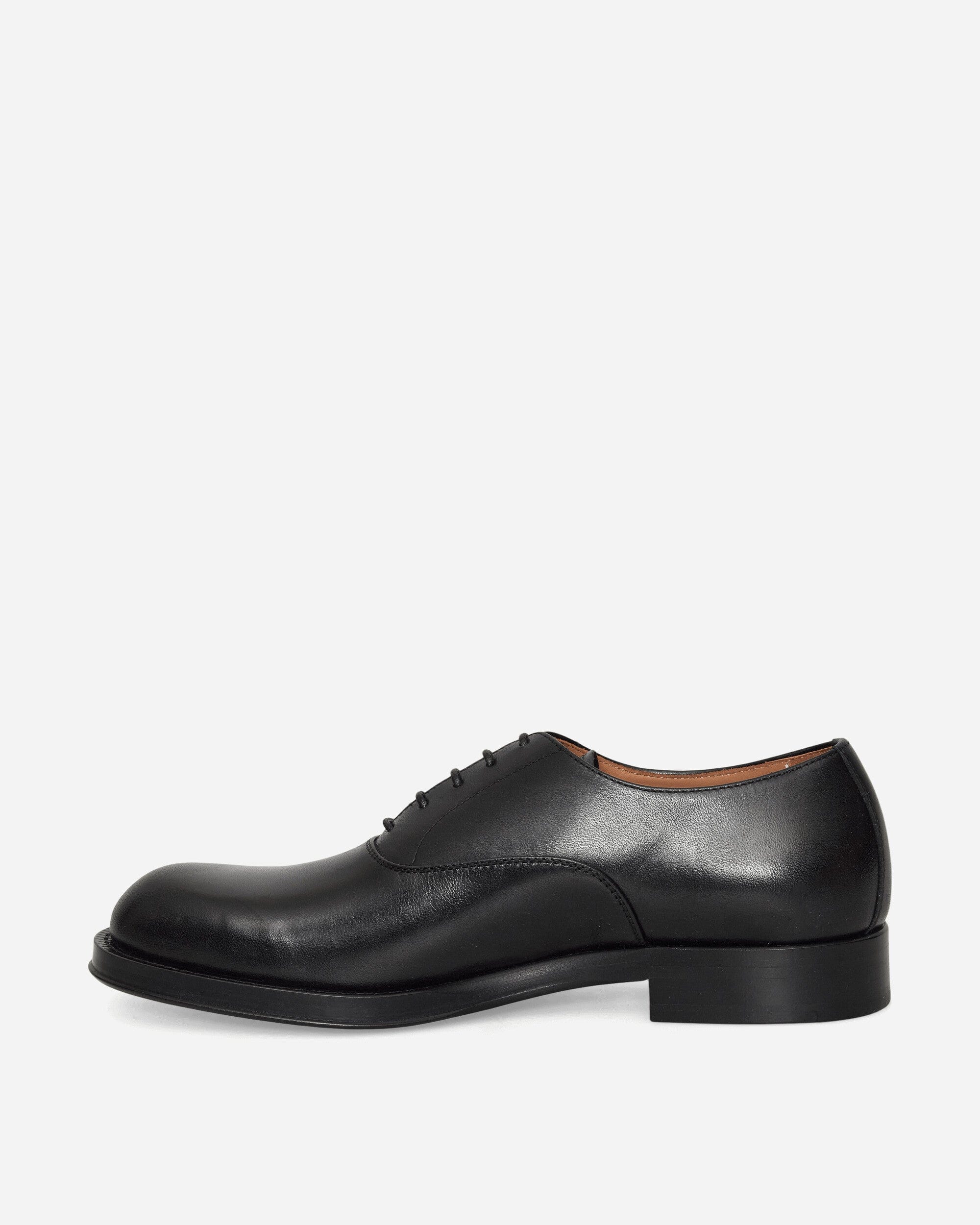 Dries Van Noten Leather Oxford Shoes Black