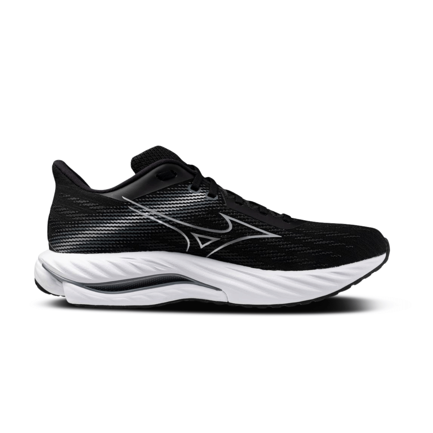 Mizuno Wave Inspire 21 Wide 2E Running Shoe Black - Silver