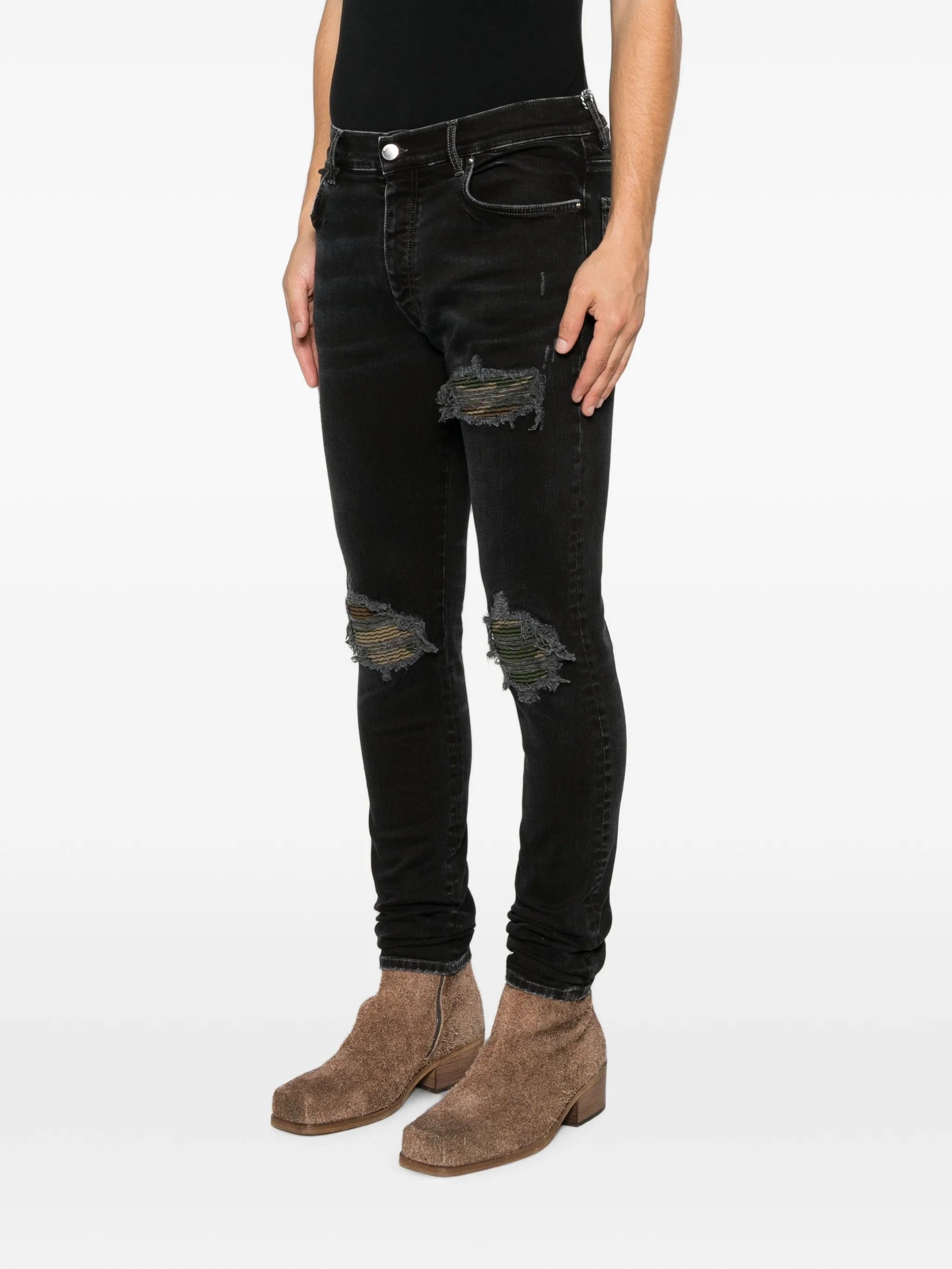 AMIRI distressed pocket jeans