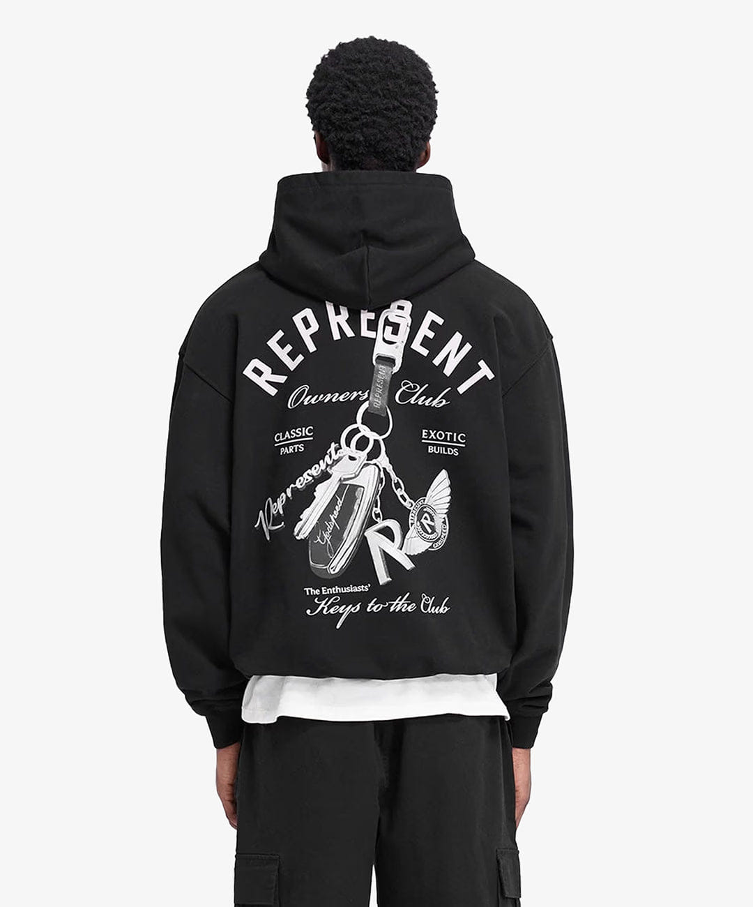 Represent | KEYS TO THE CLUB HOODIE { JET BLACK