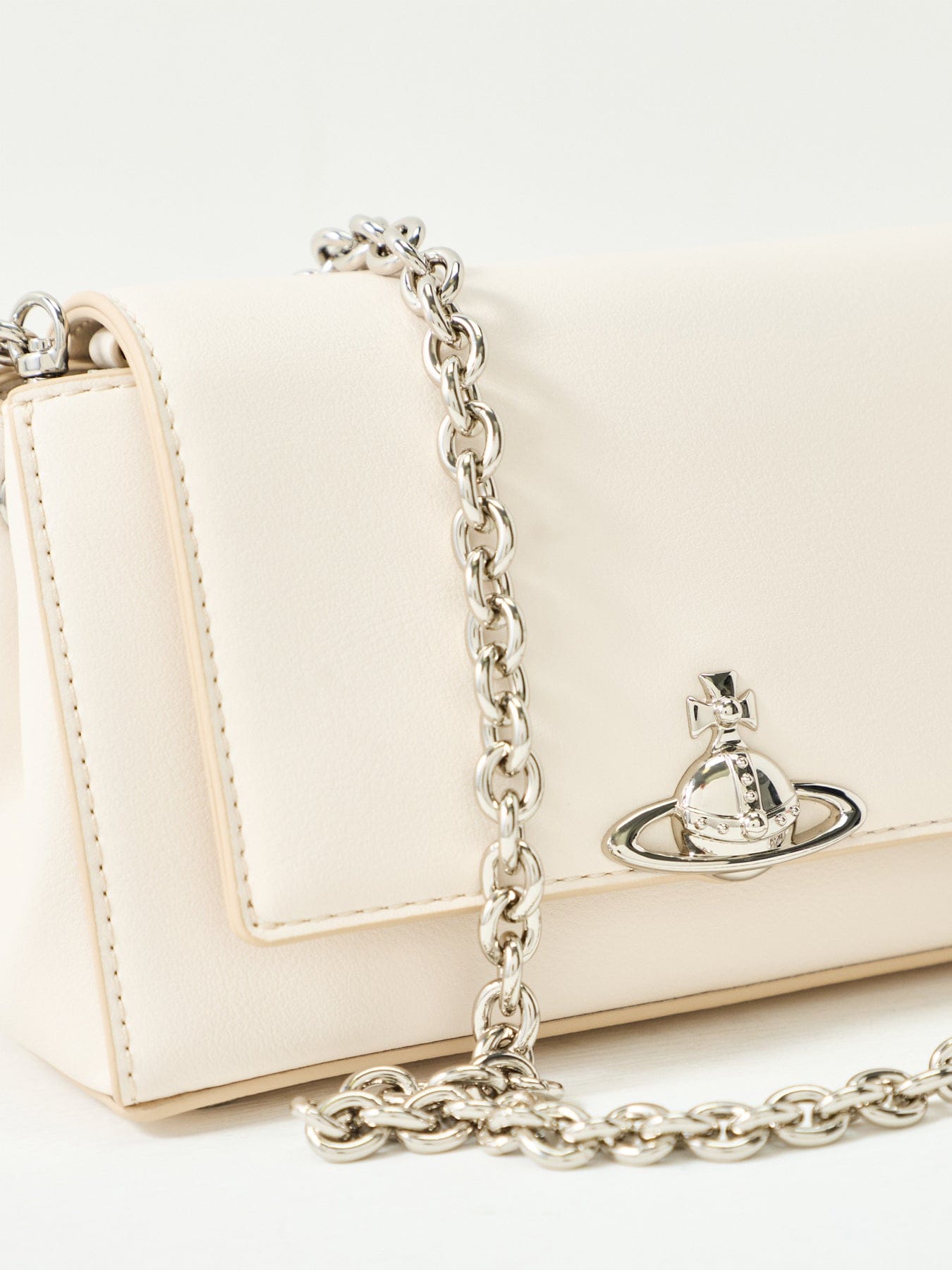 Vivienne Westwood Hazel Small Shoulder Bag White