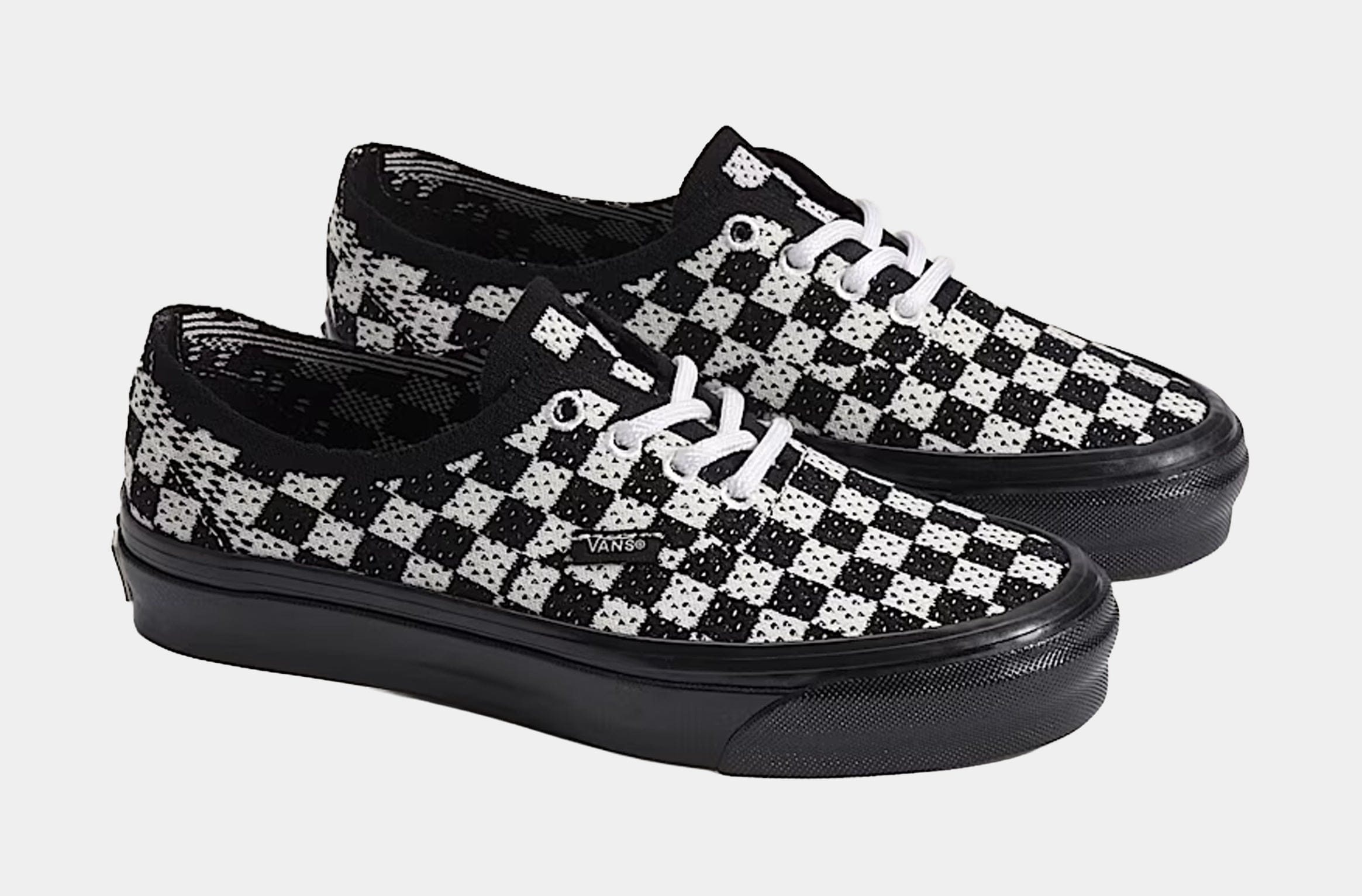 Vans Premium Authentic Checkerboard Mens Lifestyle Shoes (Checkerboard Black/Marshmallow White)
