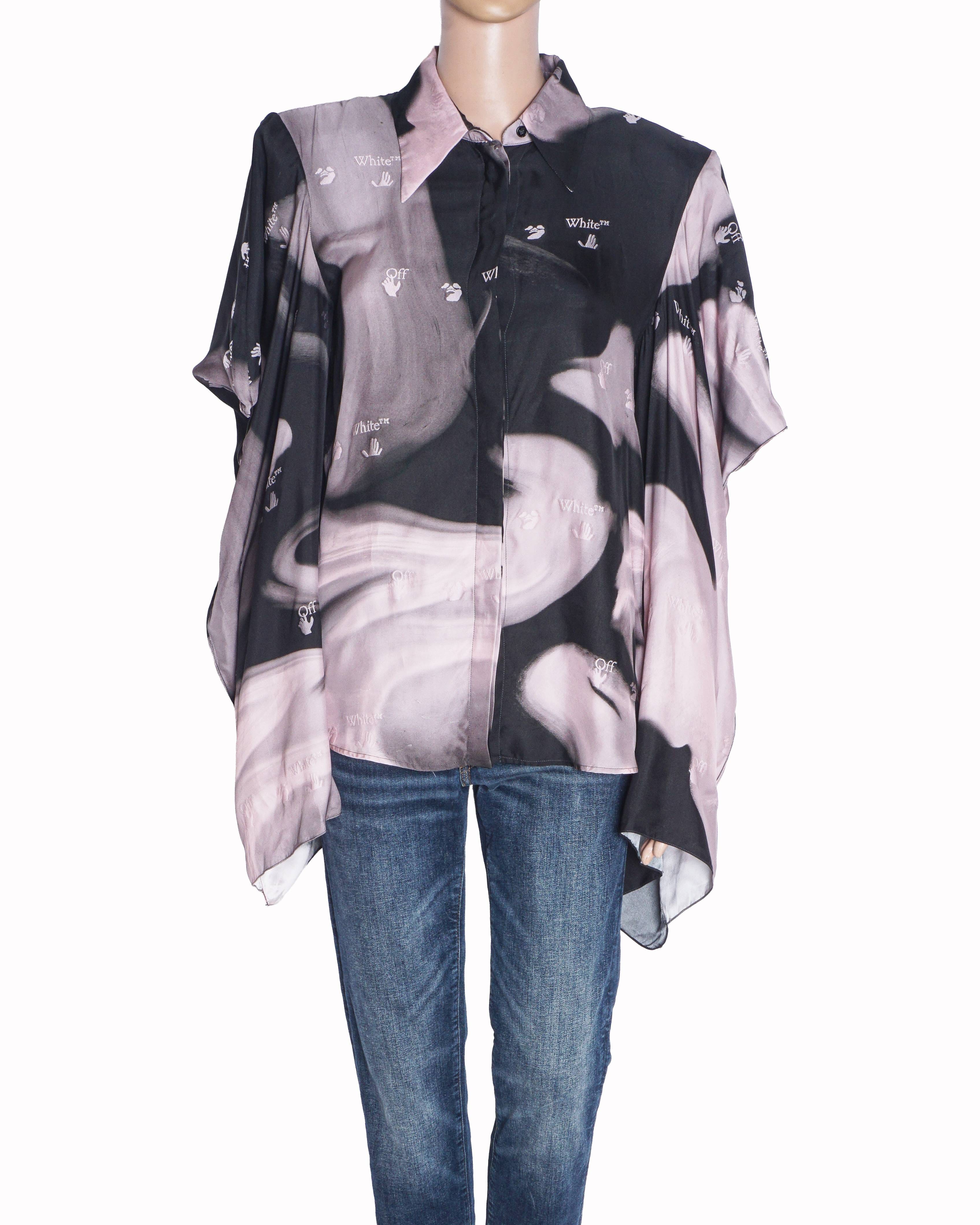 Off - White Smoky Tie - Dye Shirt