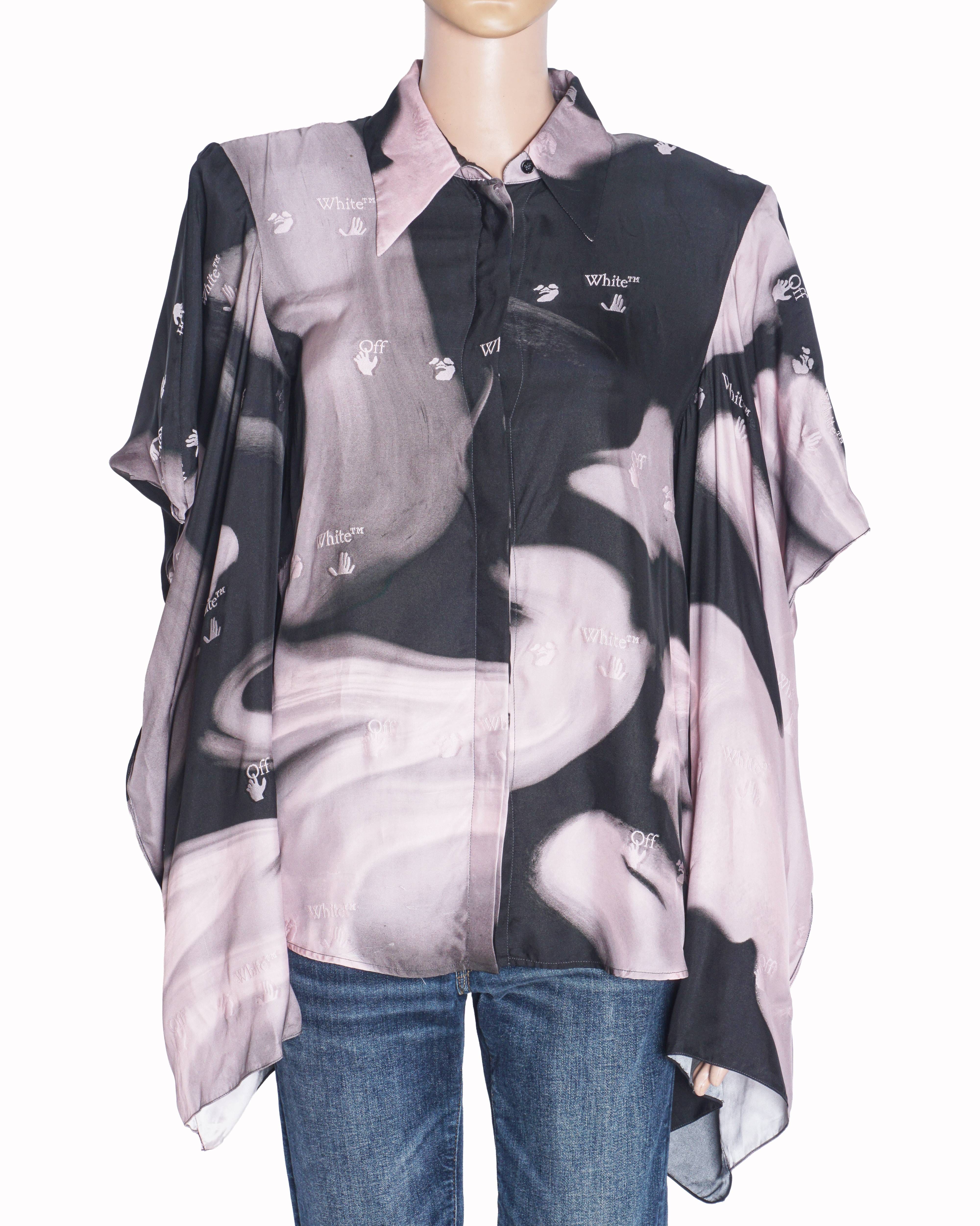 Off - White Smoky Tie - Dye Shirt