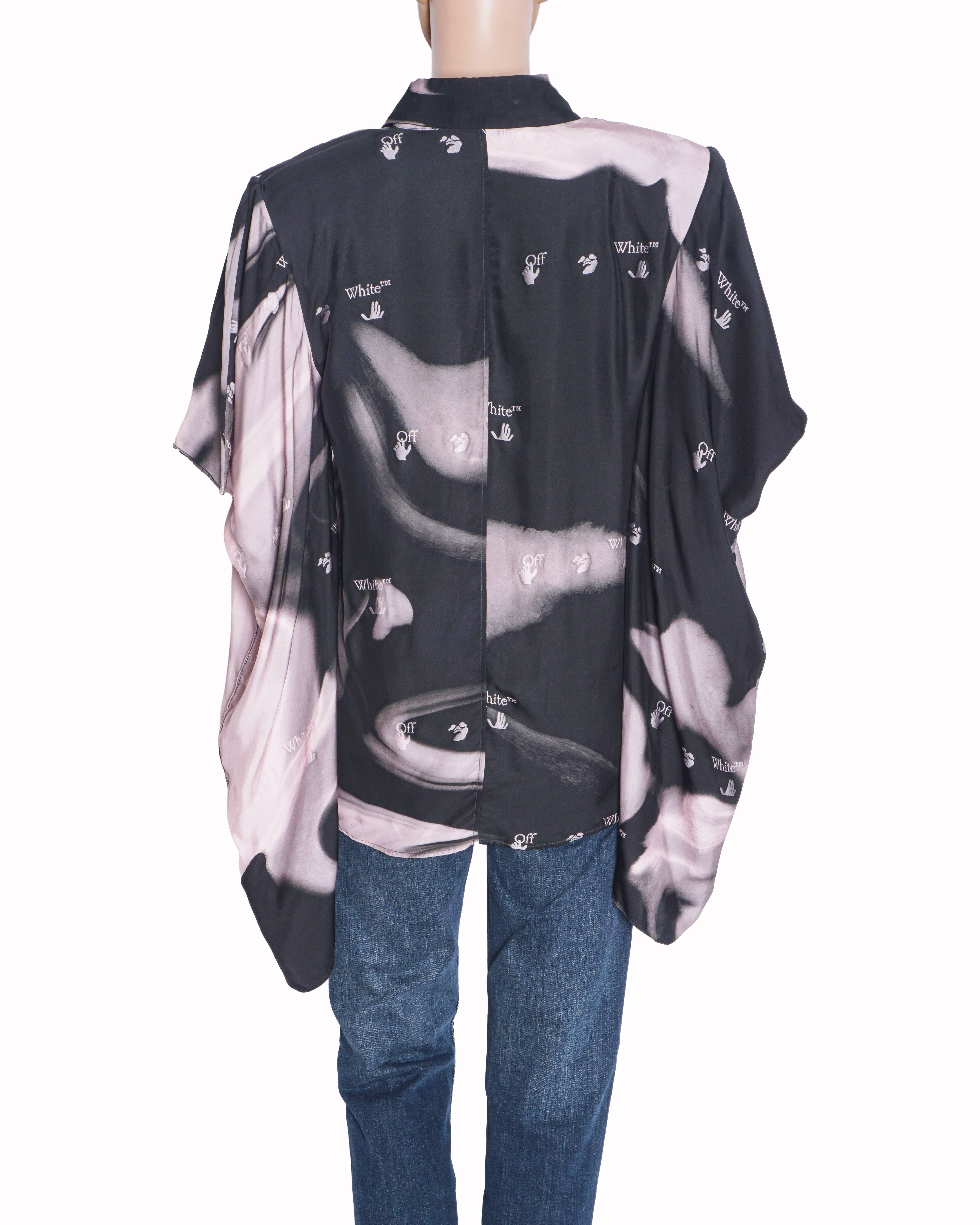 Off - White Smoky Tie - Dye Shirt