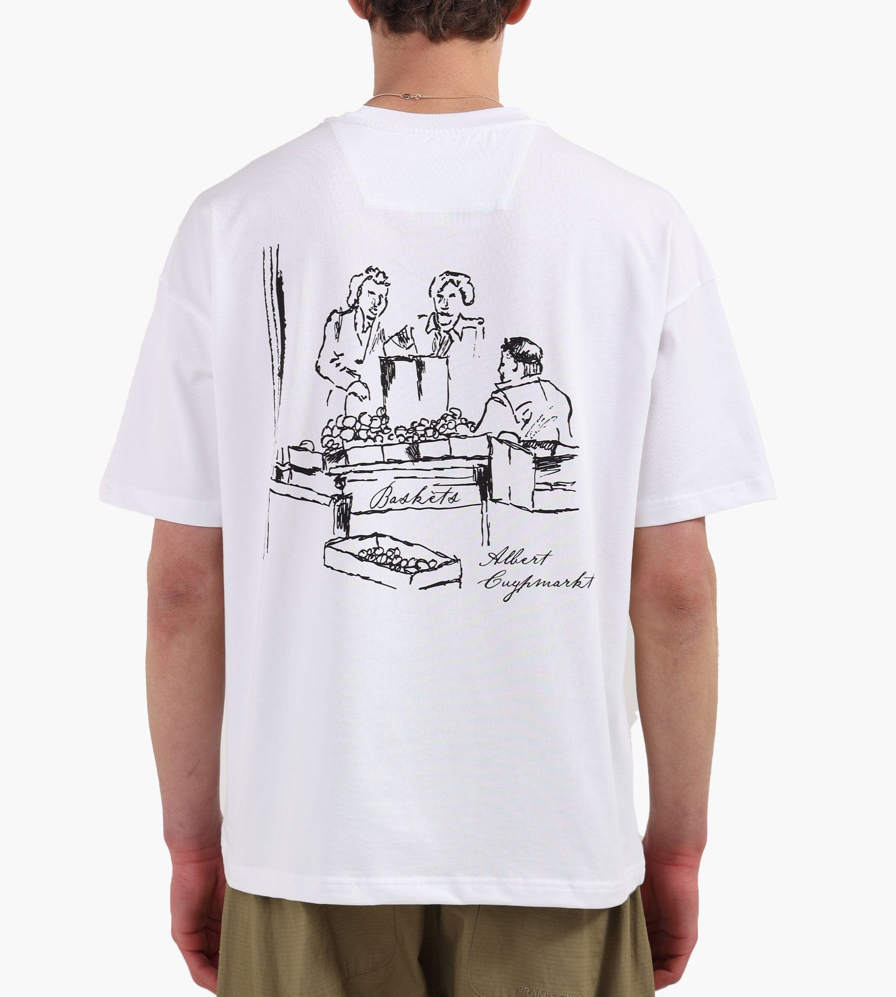 Off-White Baskèts Market T-Shirt Off White