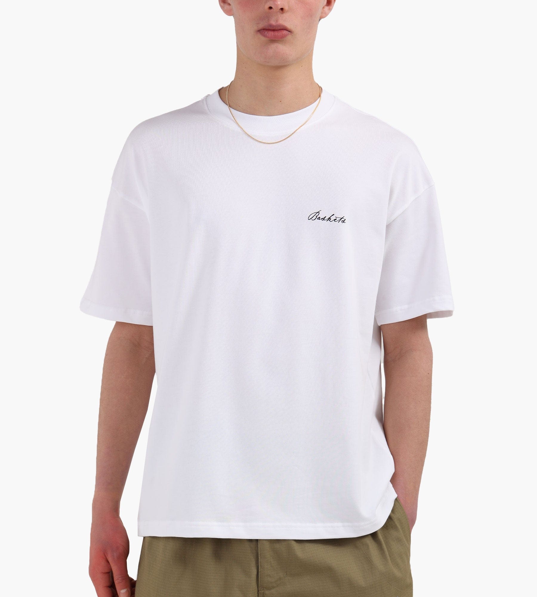 Off-White Baskèts Market T-Shirt Off White