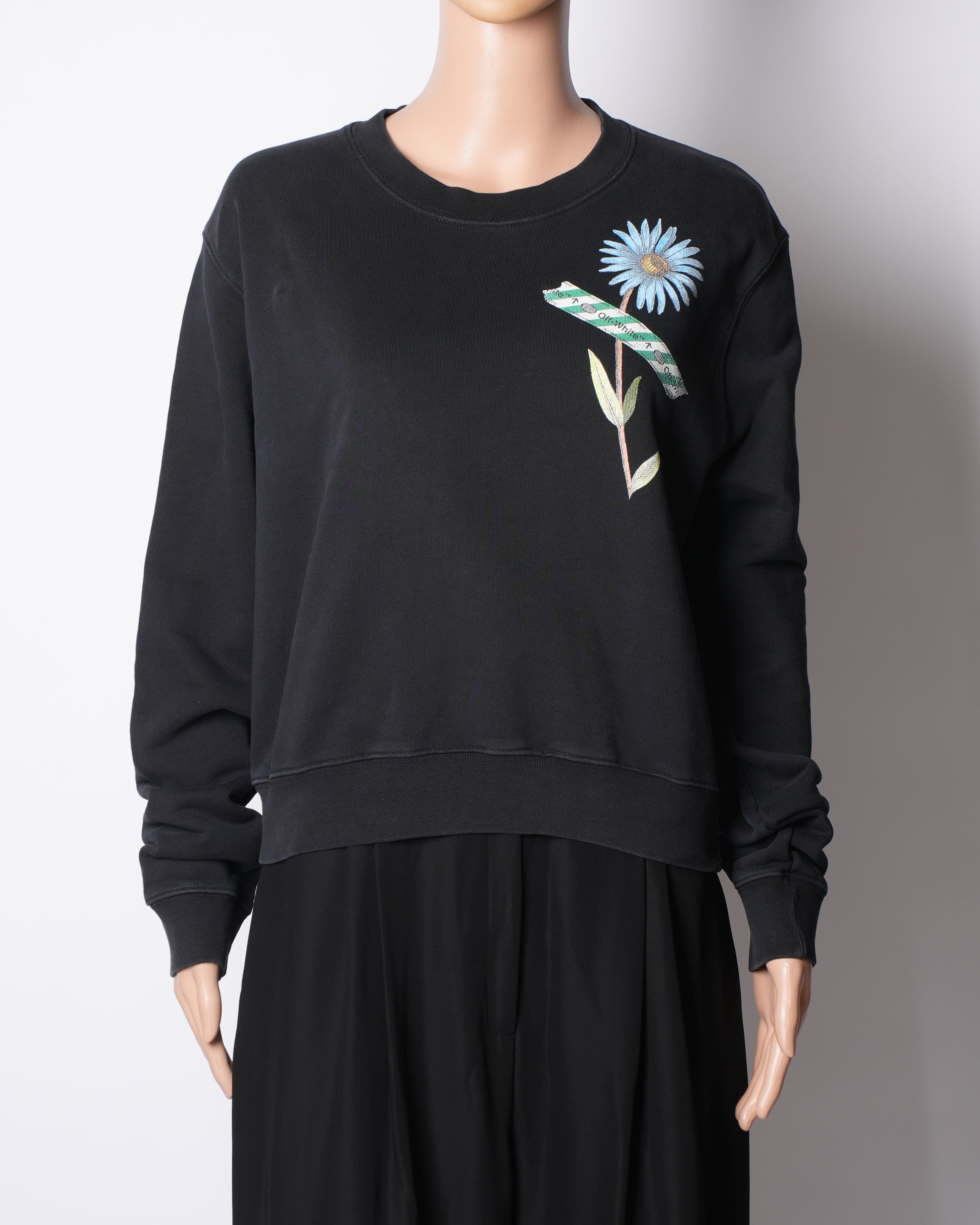 Off - White sweatshirt In Ink Blue