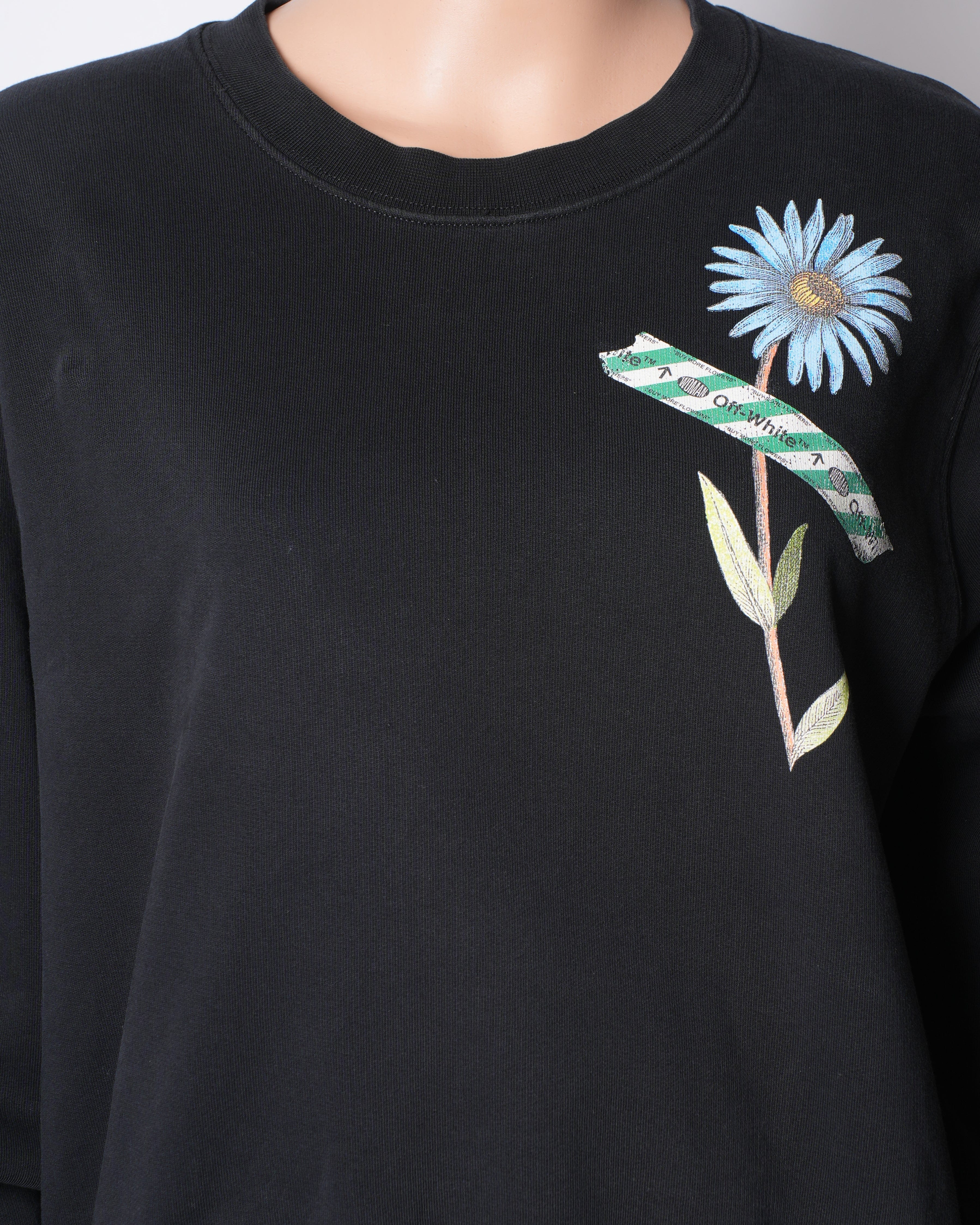 Off - White sweatshirt In Ink Blue