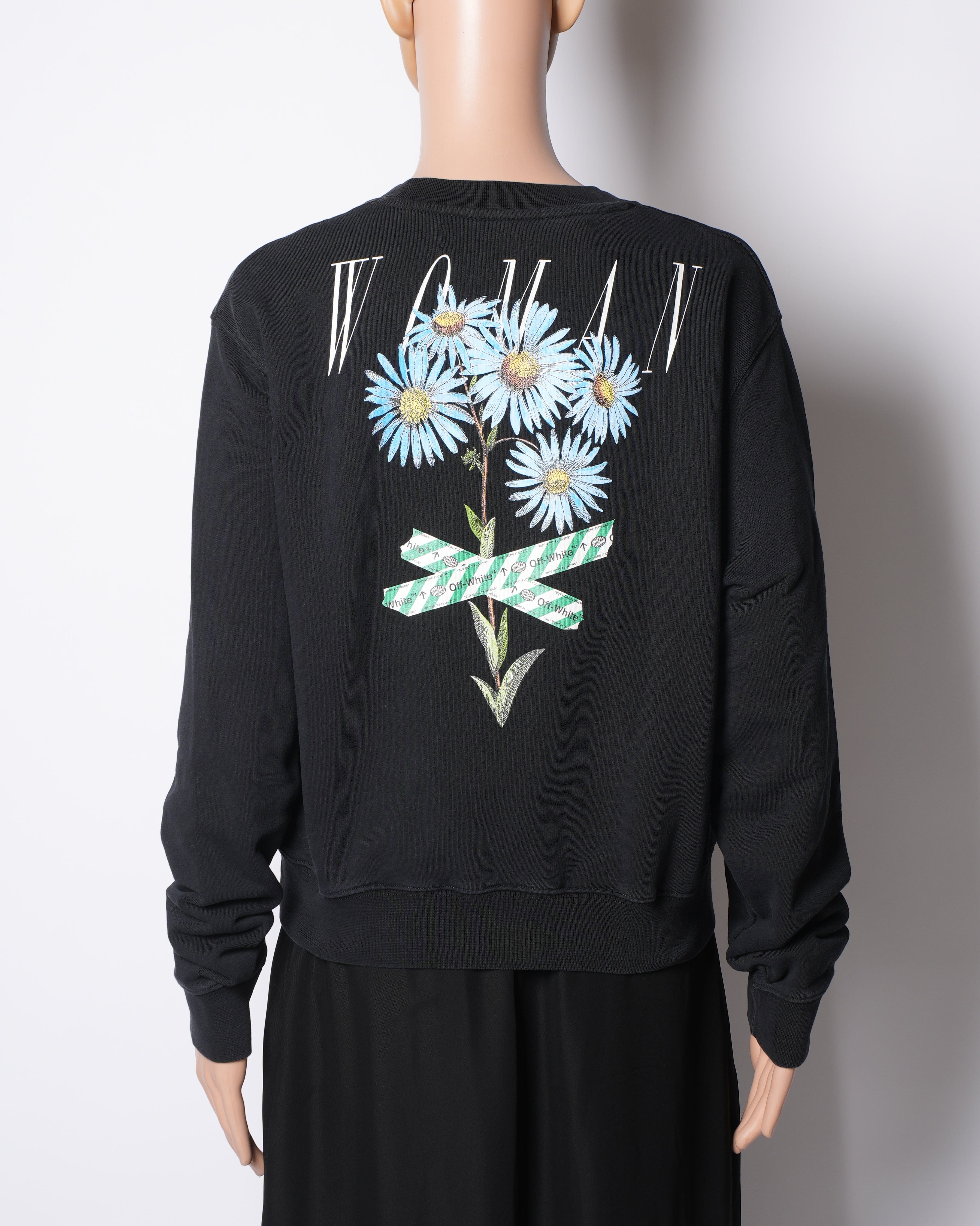 Off - White sweatshirt In Ink Blue