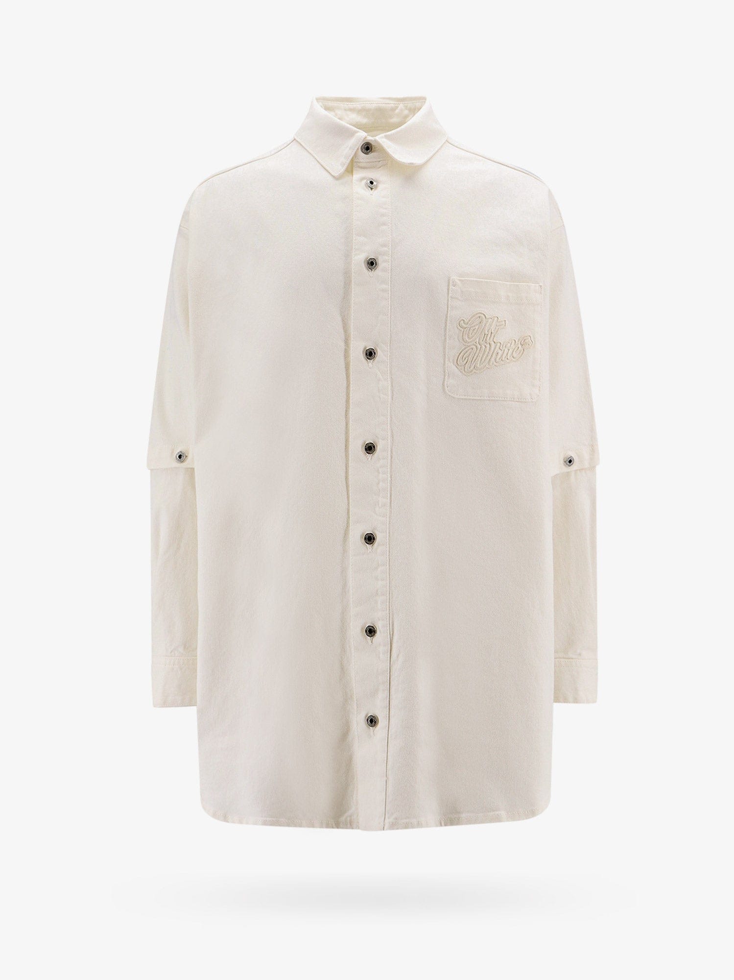 OFF WHITE Oversize shirt with '90s logo