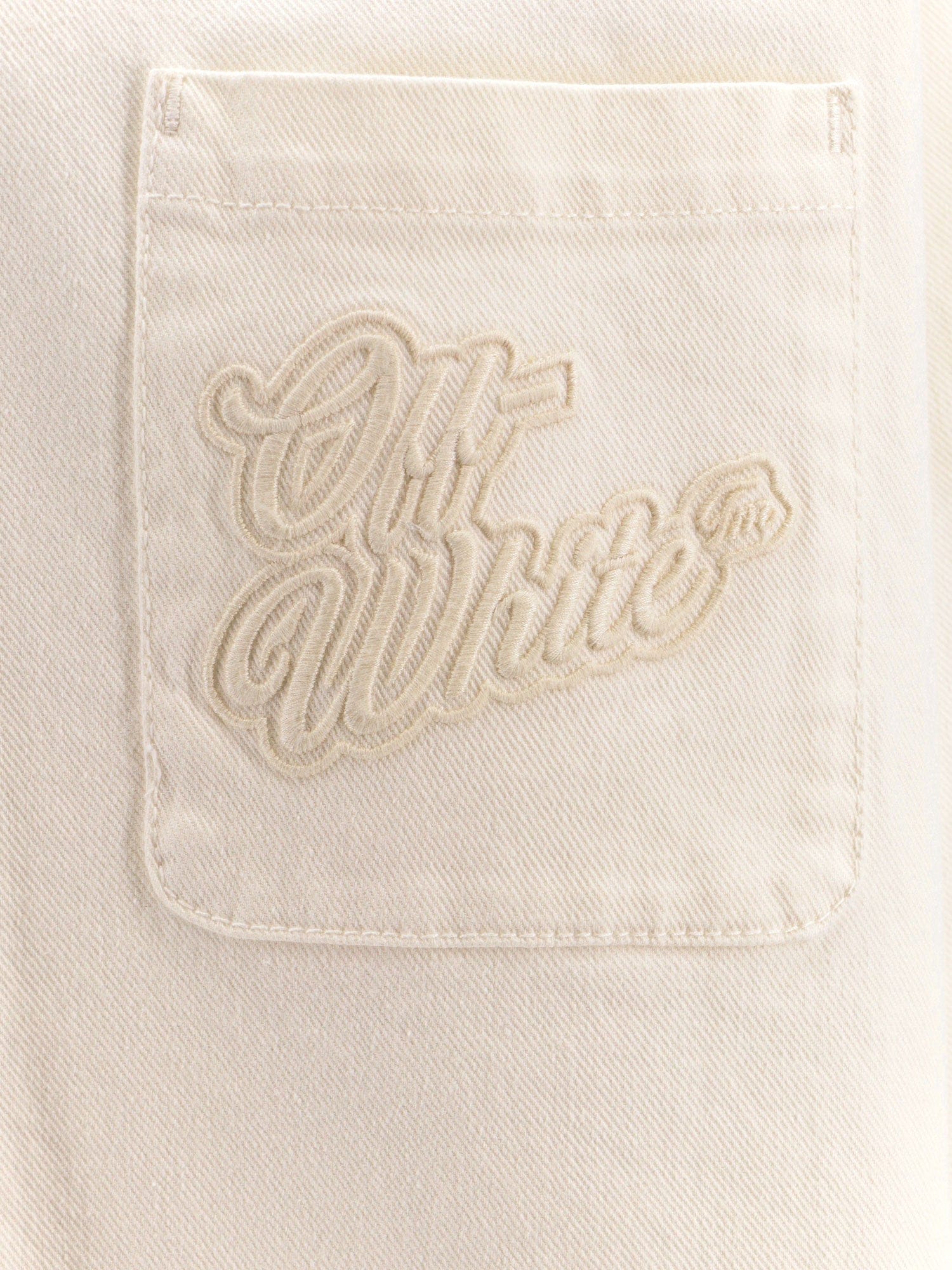 OFF WHITE Oversize shirt with '90s logo
