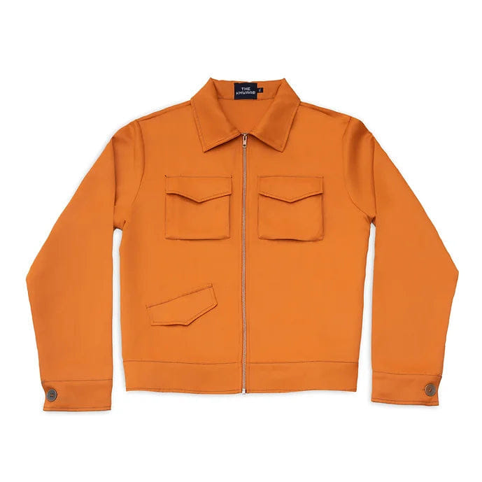 The Khwaab Zesty Suave Jacket (Orange)