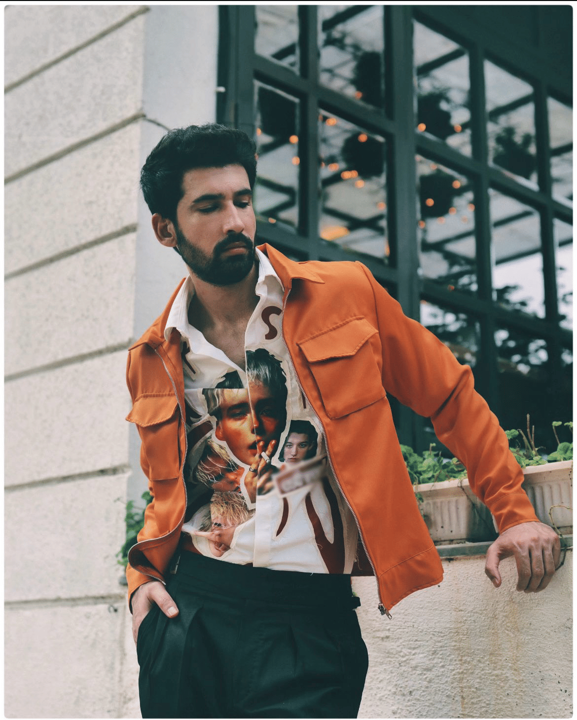 The Khwaab Zesty Suave Jacket (Orange)