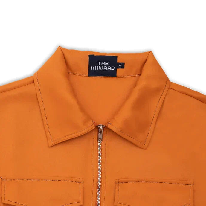 The Khwaab Zesty Suave Jacket (Orange)