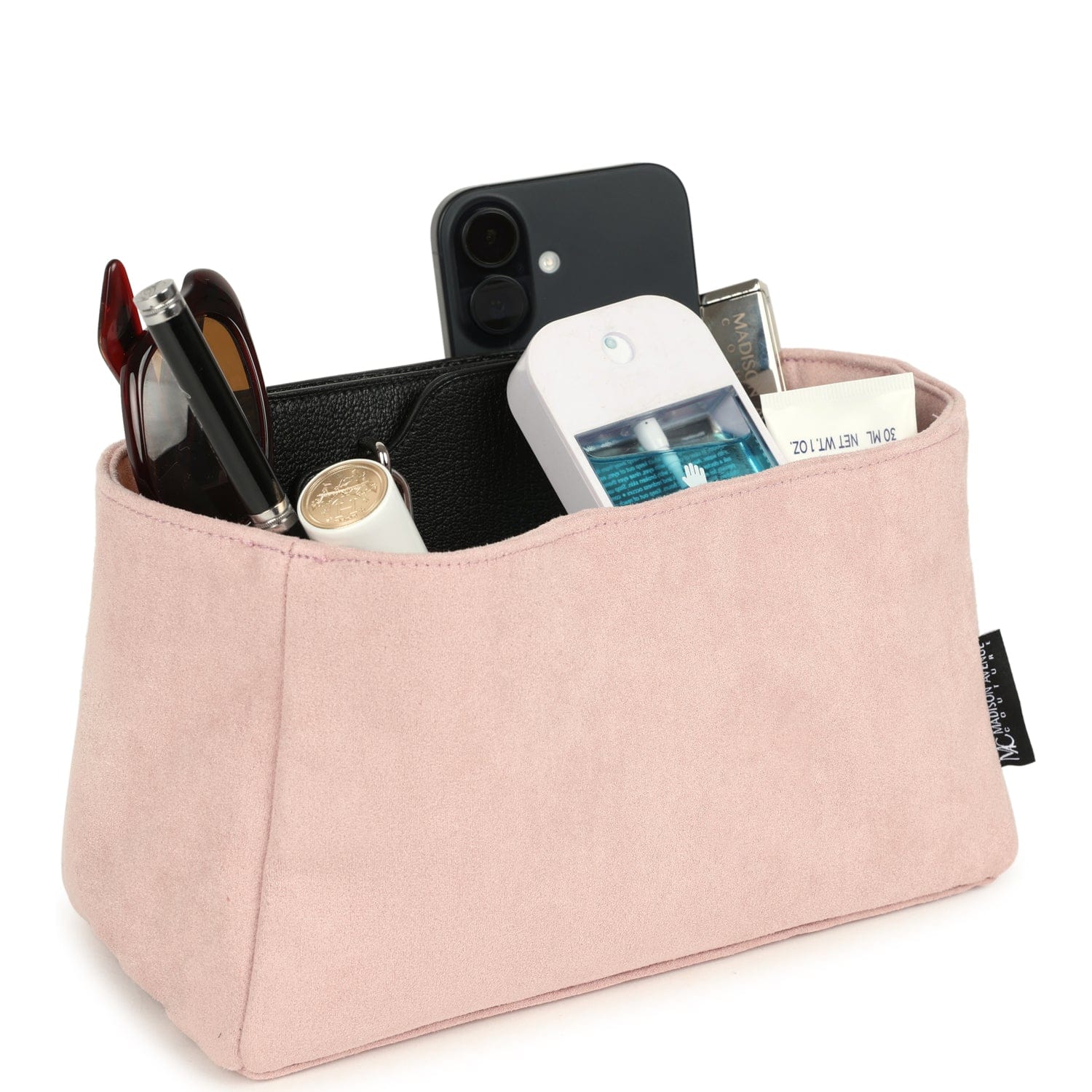Madison Avenue Couture Bag Bestie Birkin Pink Ultrasuede Organizer