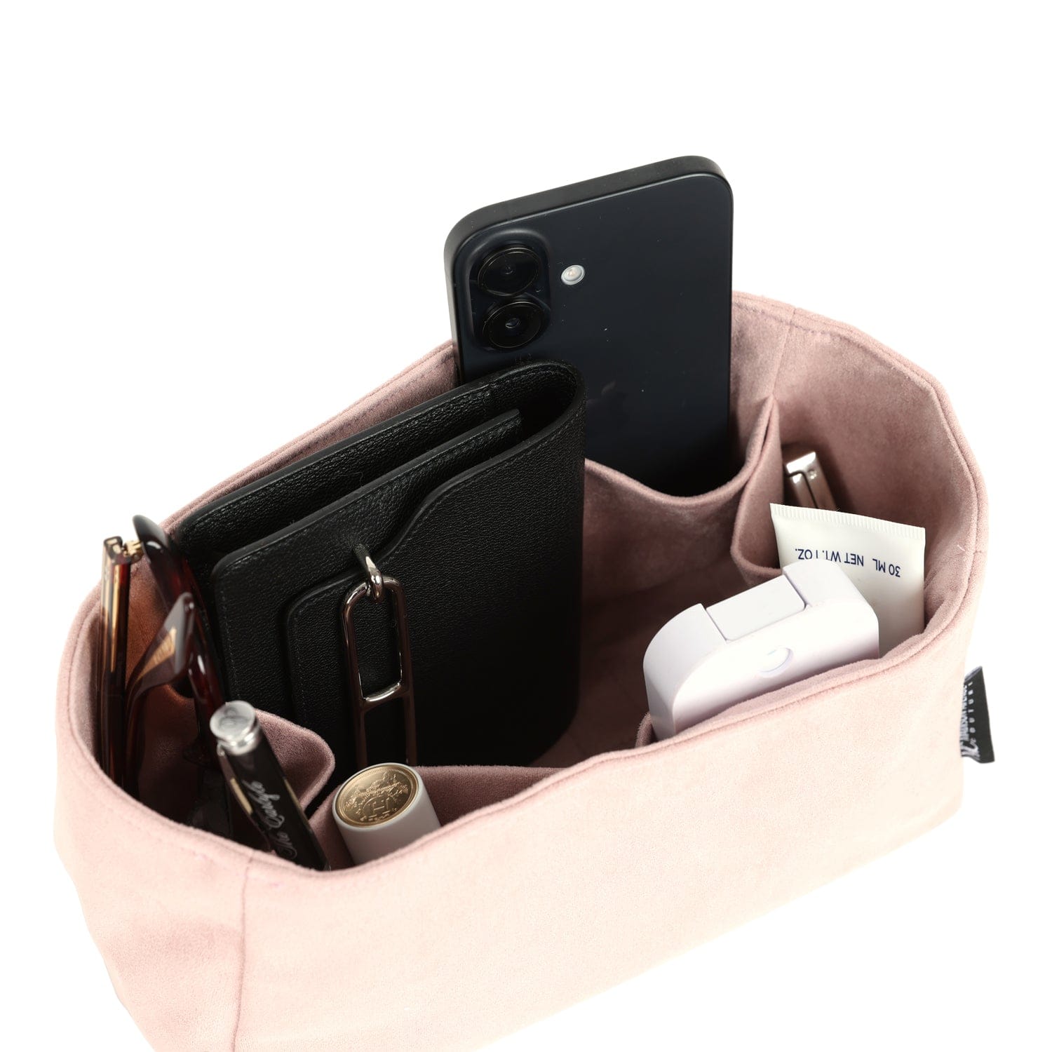 Madison Avenue Couture Bag Bestie Birkin Pink Ultrasuede Organizer