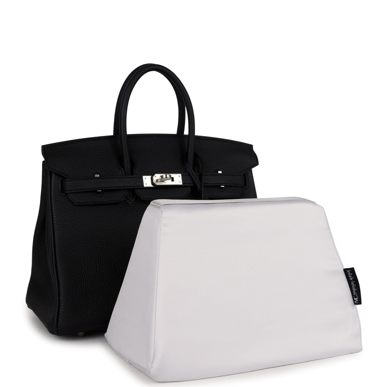 Madison Avenue Couture Bag Bestie Birkin Grey Pillow