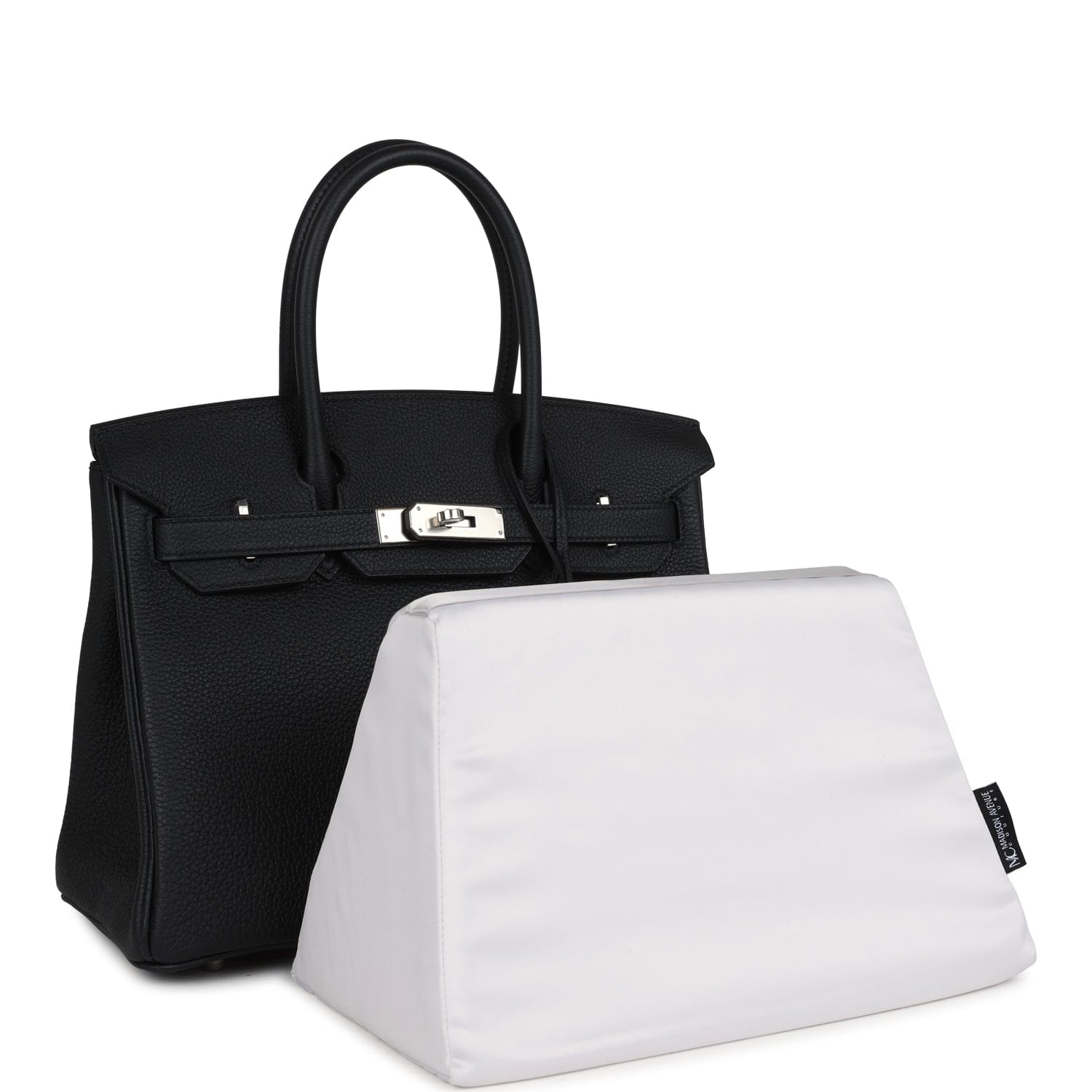 Madison Avenue Couture Bag Bestie Birkin Grey Pillow