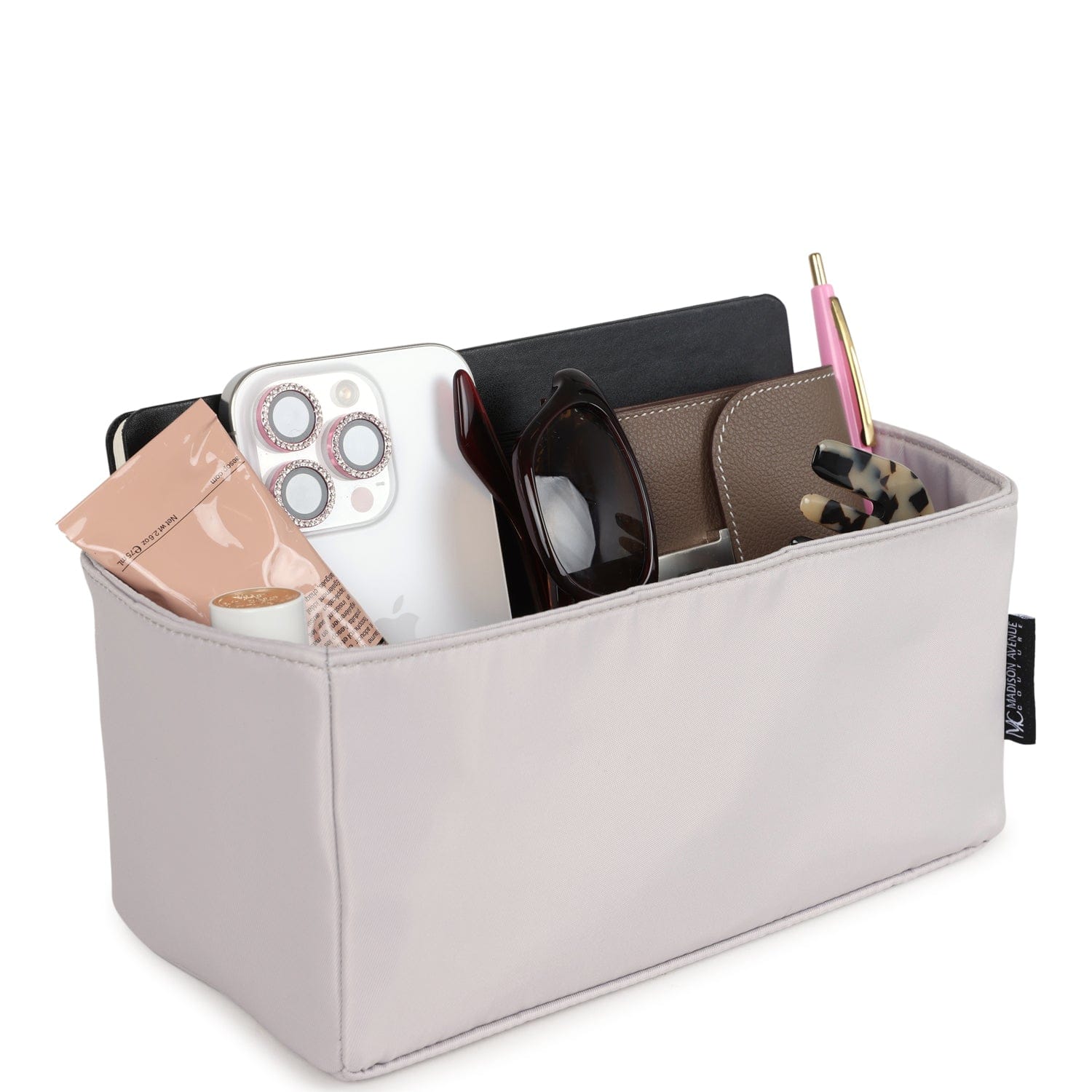 Madison Avenue Couture Bag Bestie Birkin Grey Organizer