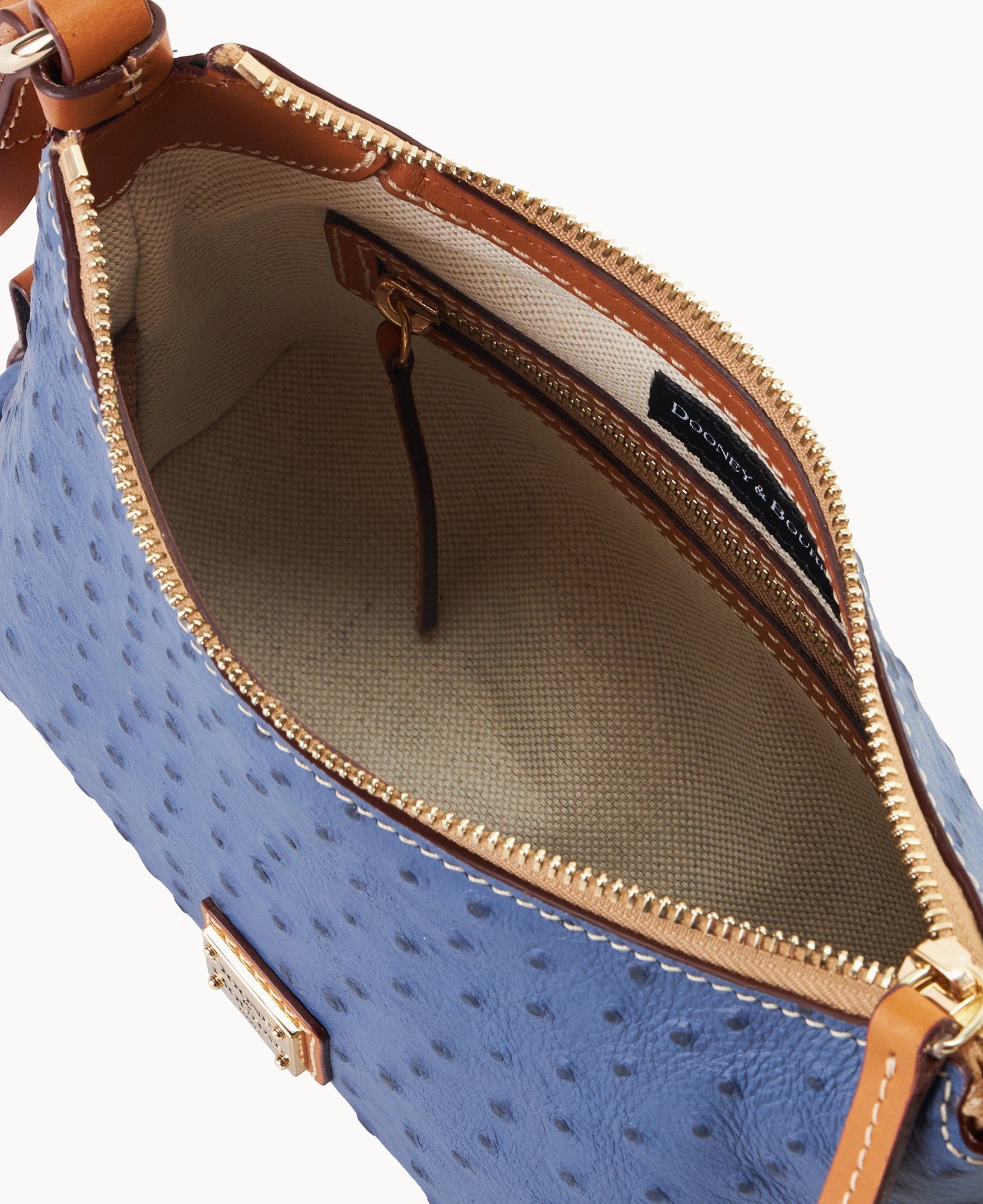 Dooney & Bourke Ostrich Hobo Crossbody 22