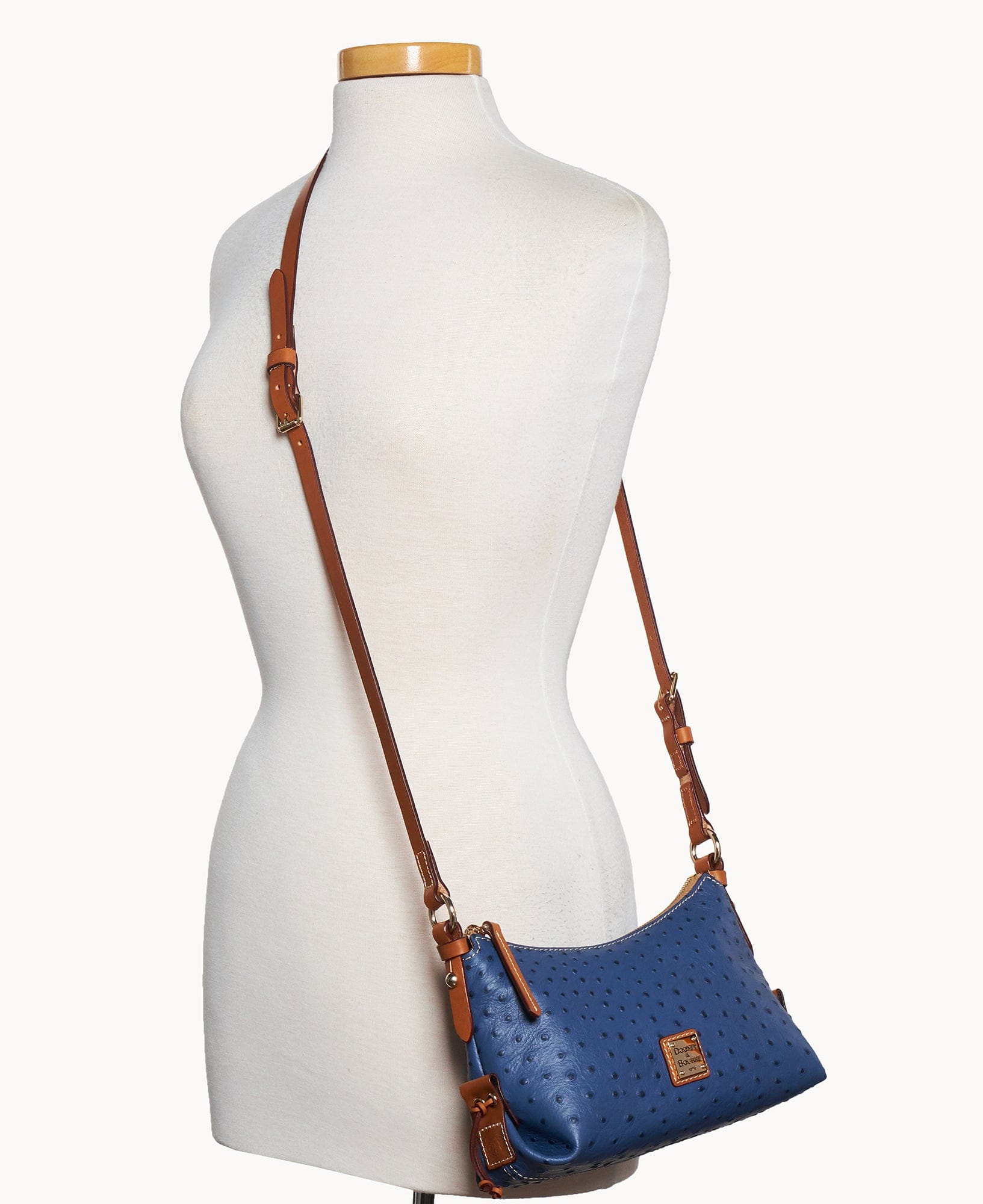 Dooney & Bourke Ostrich Hobo Crossbody 22