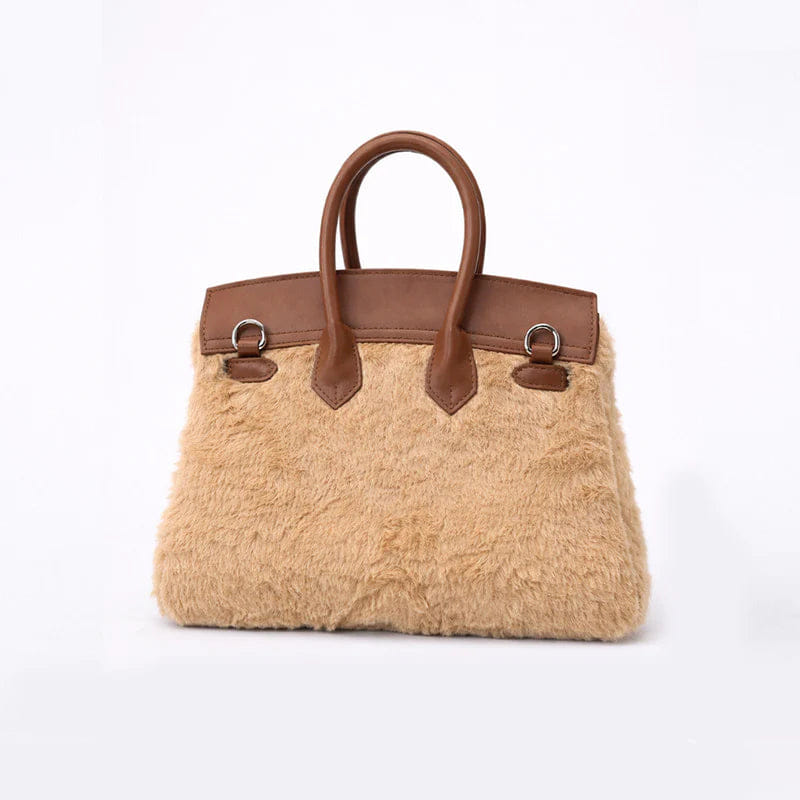Myfunity JollyPuff Plush Handbag | Cute Plush Shoulder Bag | AU Stock