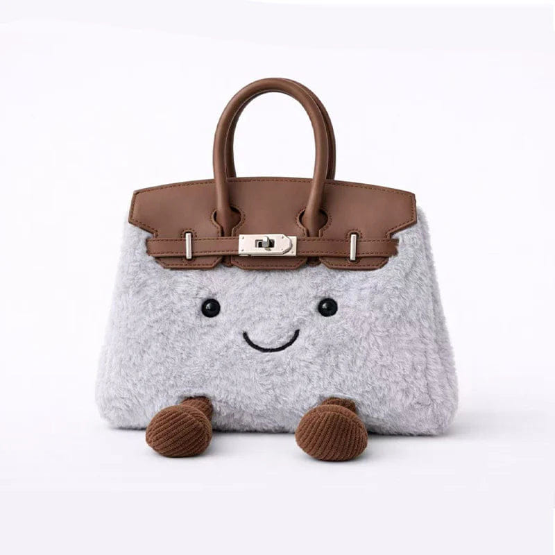 Myfunity JollyPuff Plush Handbag | Cute Plush Shoulder Bag | AU Stock