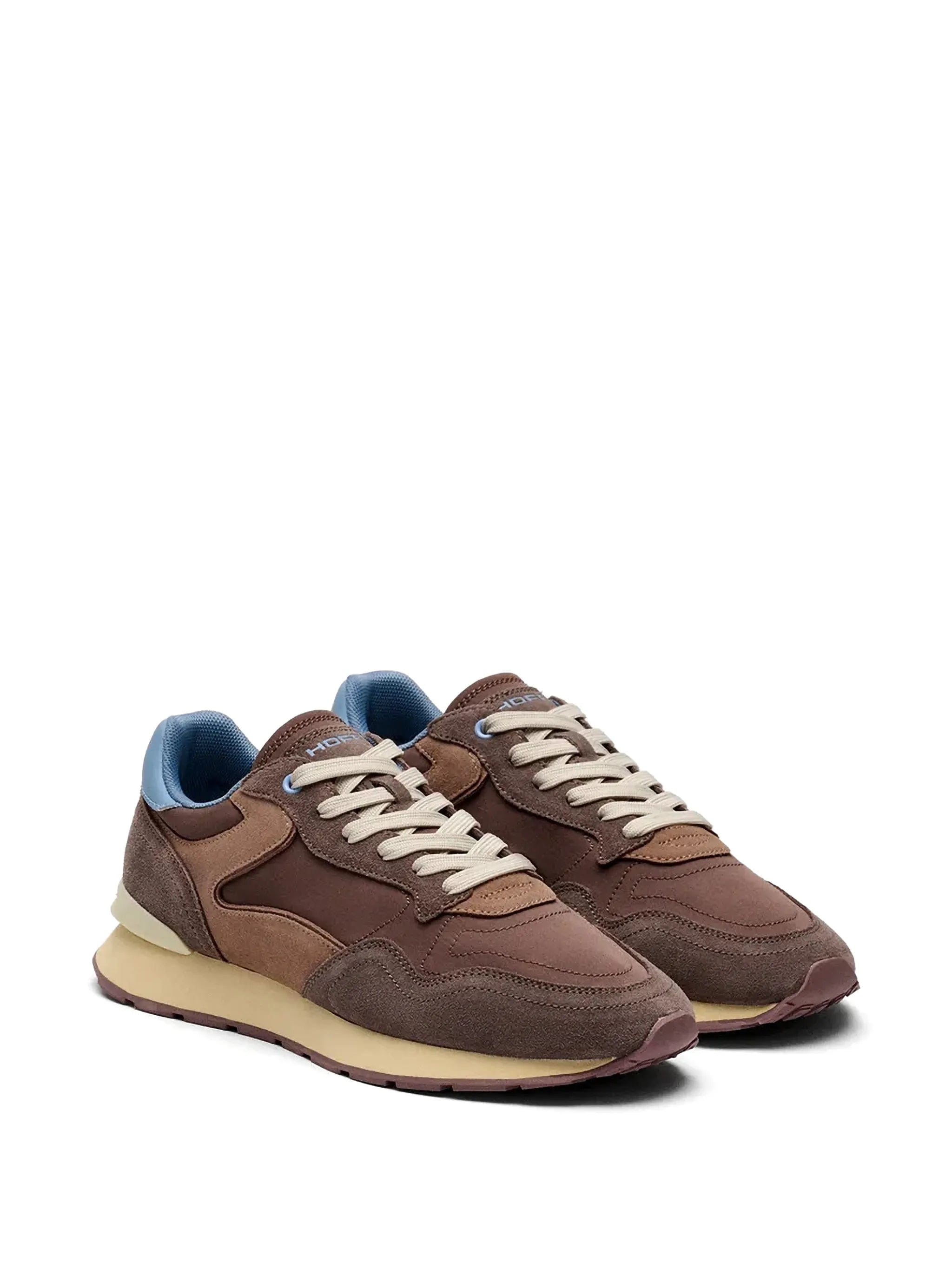 Hoff panelled lace - up sneakers
