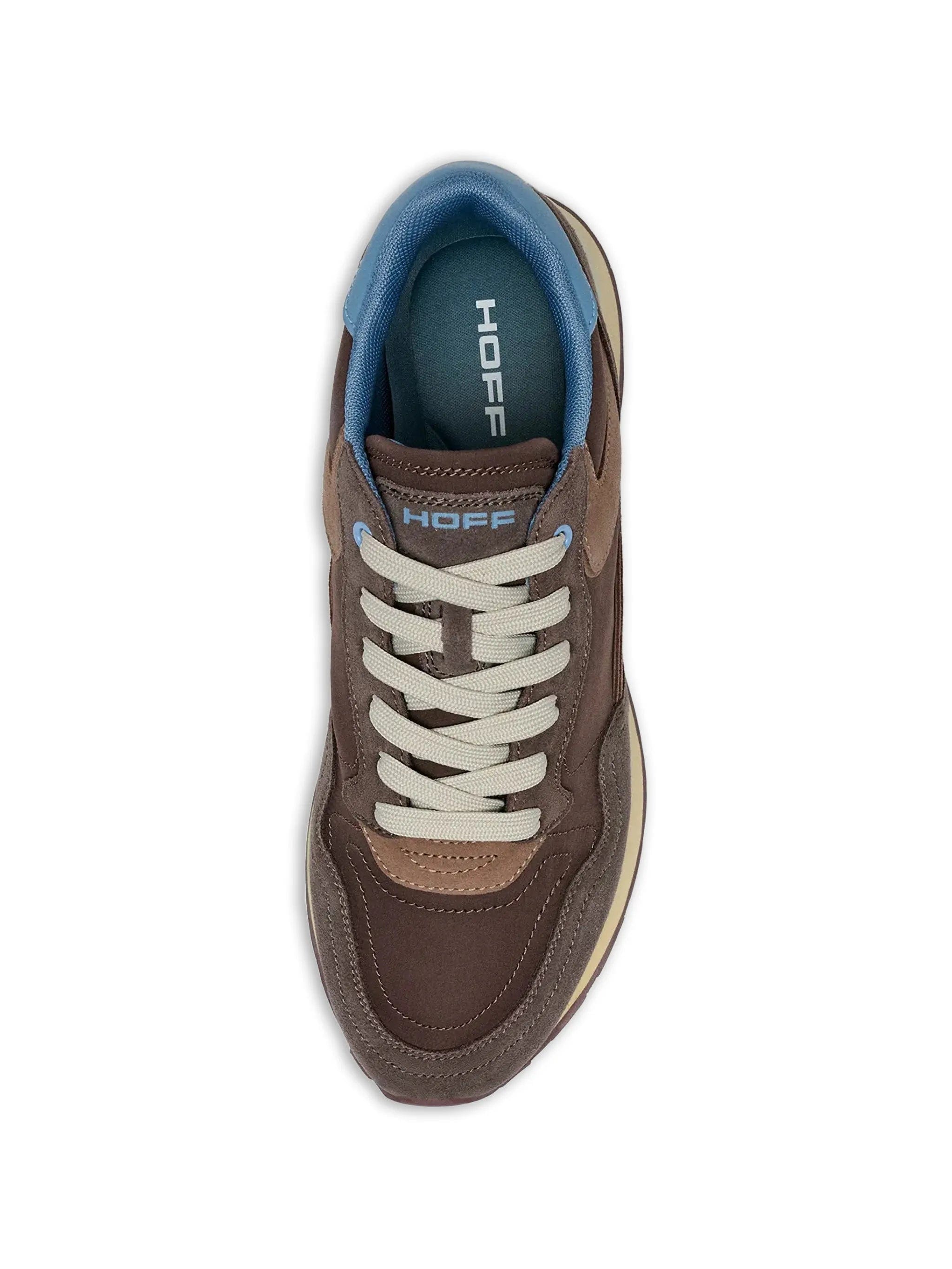 Hoff panelled lace - up sneakers