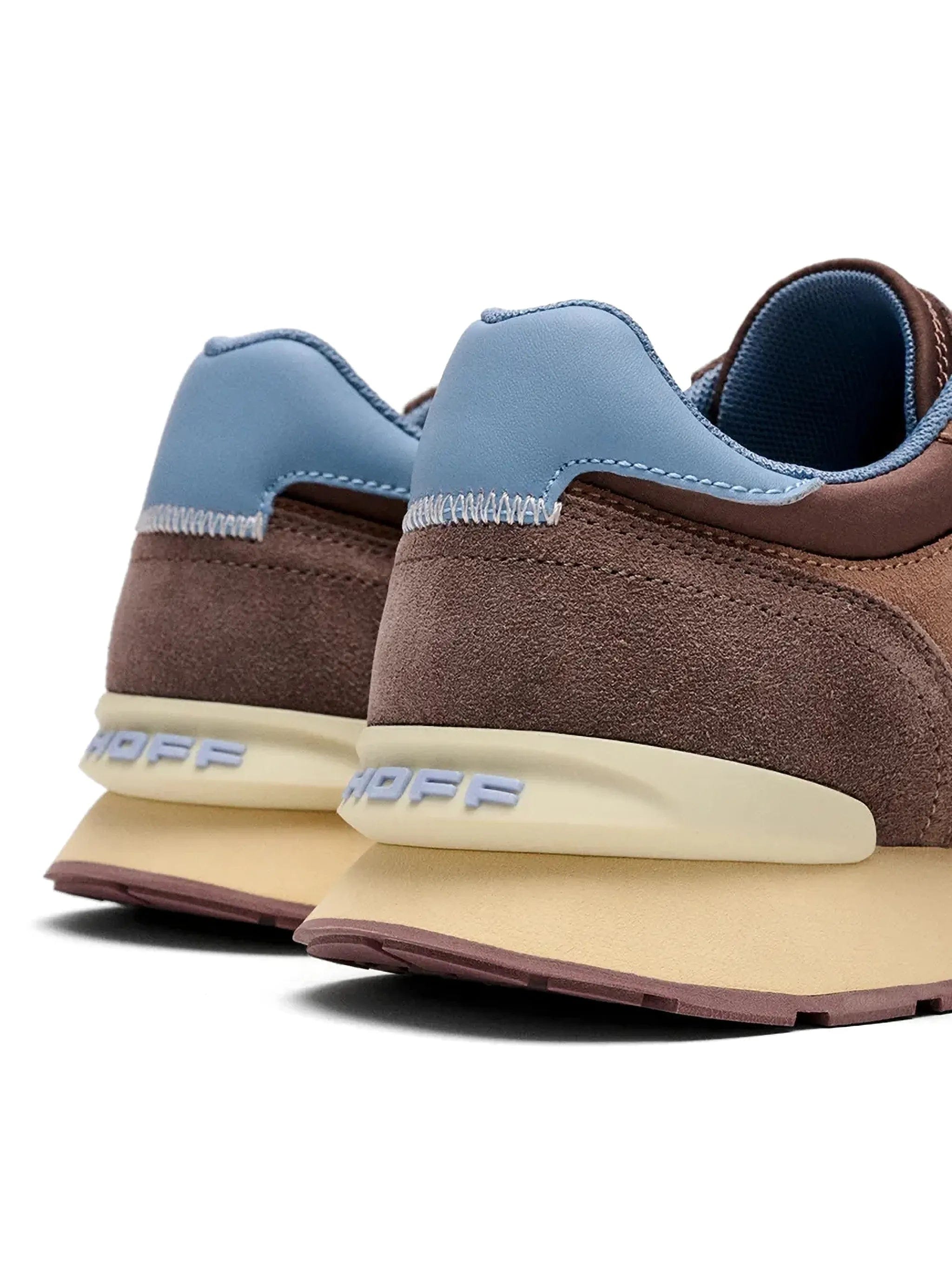 Hoff panelled lace - up sneakers